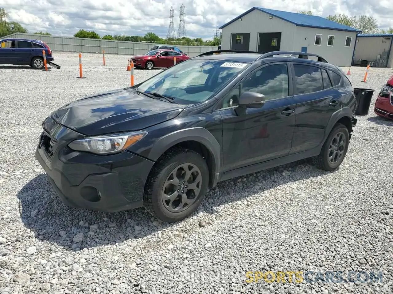 1 Photograph of a damaged car JF2GTHRC8PH204057 SUBARU CROSSTREK 2023