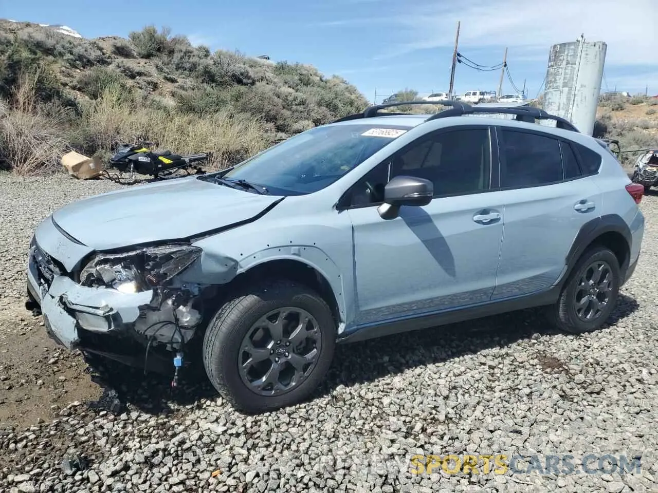 1 Photograph of a damaged car JF2GTHRC9PH251694 SUBARU CROSSTREK 2023