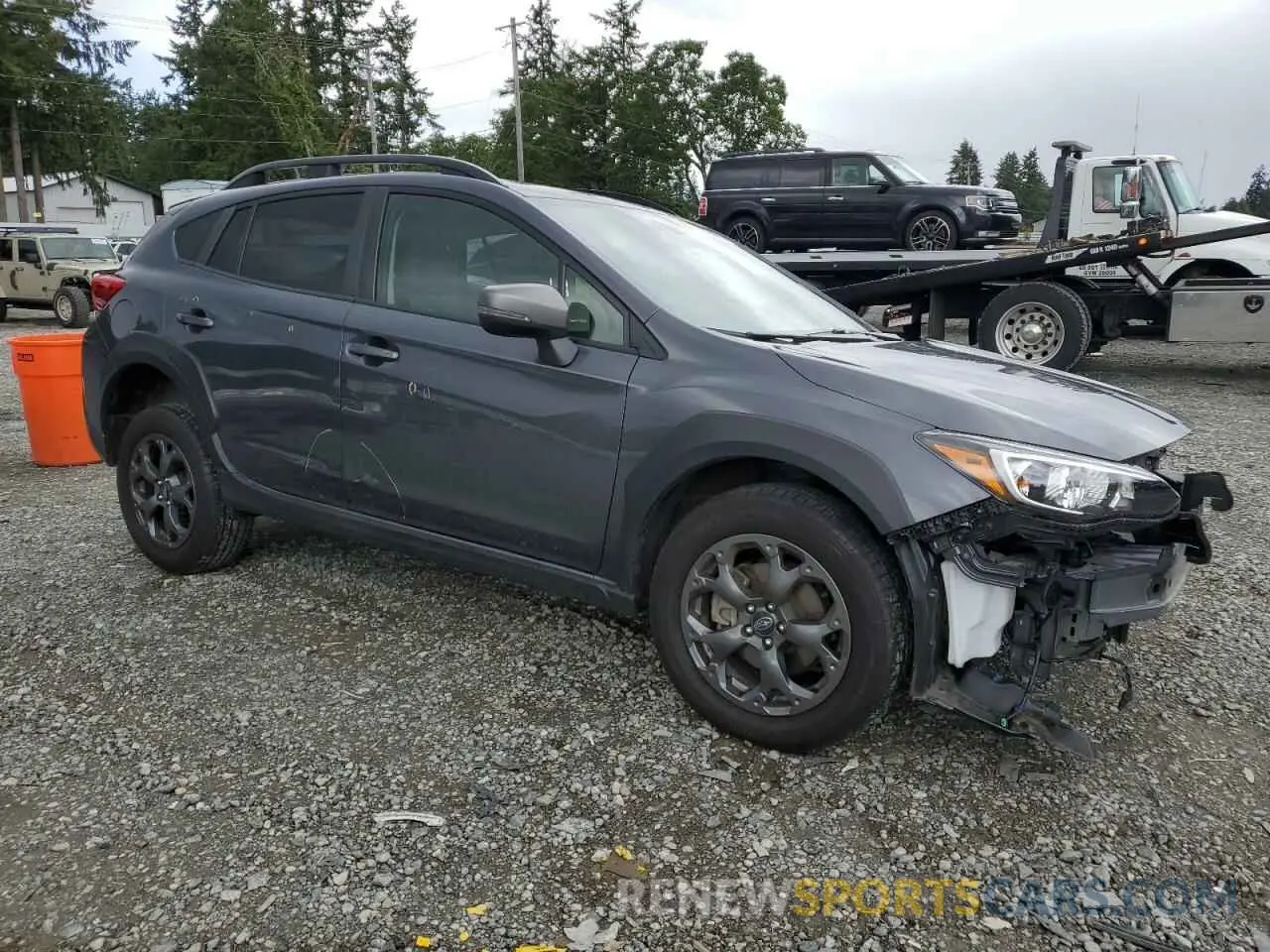 4 Photograph of a damaged car JF2GTHSC0PH242523 SUBARU CROSSTREK 2023