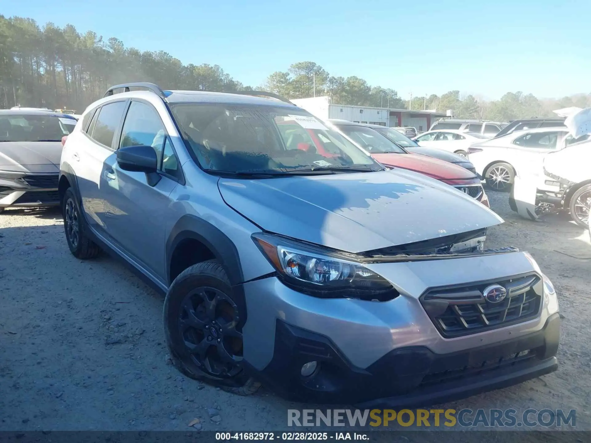 1 Photograph of a damaged car JF2GTHSC2PH271635 SUBARU CROSSTREK 2023