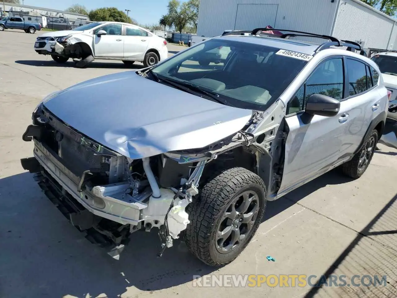 1 Photograph of a damaged car JF2GTHSC3PH250339 SUBARU CROSSTREK 2023