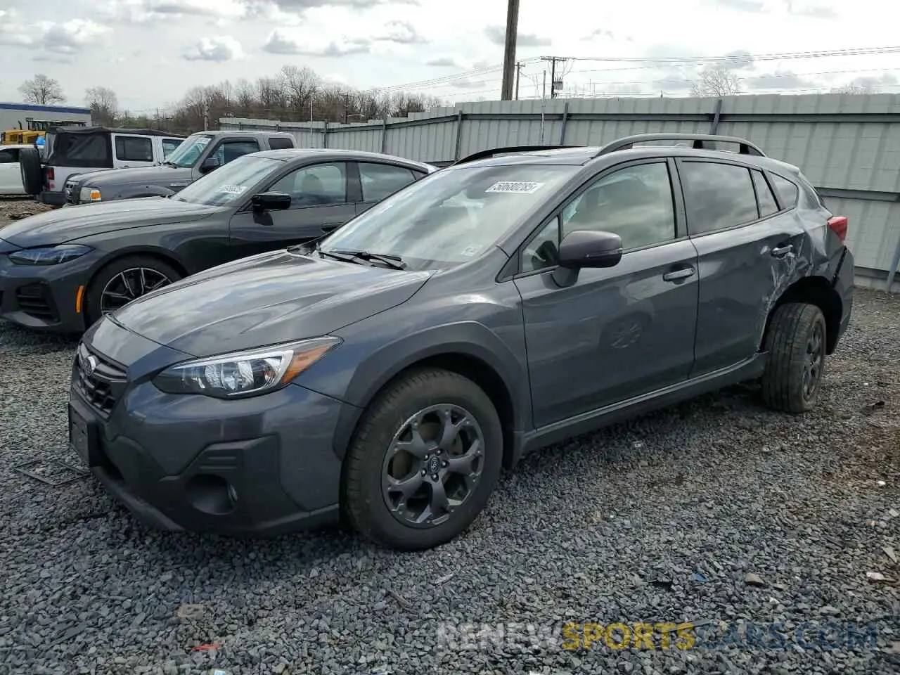 1 Photograph of a damaged car JF2GTHSC8PH202500 SUBARU CROSSTREK 2023