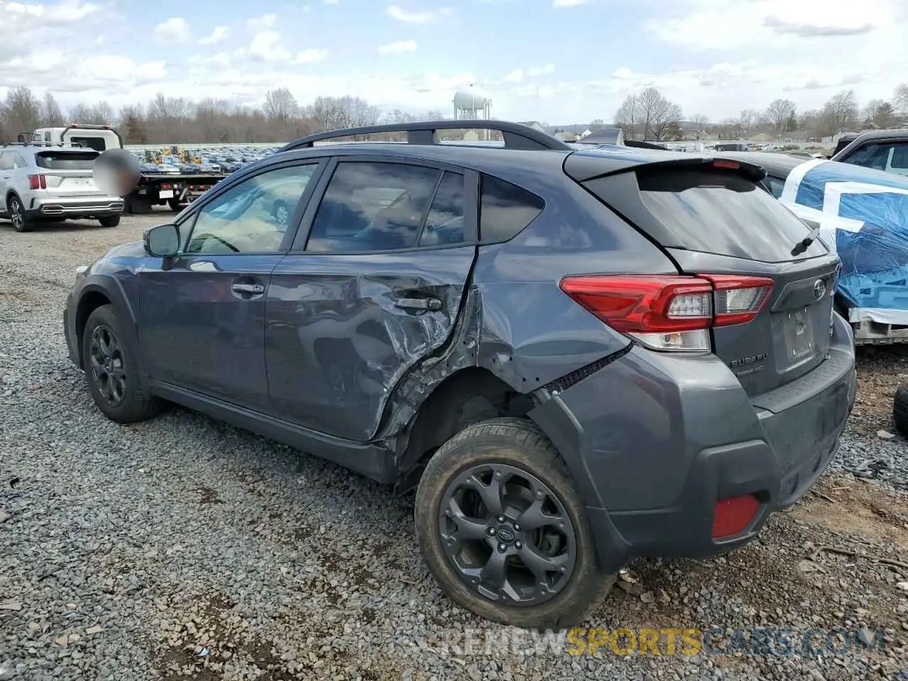 2 Photograph of a damaged car JF2GTHSC8PH202500 SUBARU CROSSTREK 2023