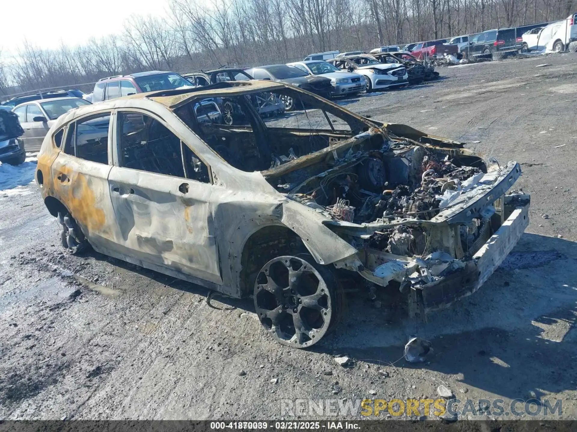 1 Photograph of a damaged car JF2GTHSC8PH298726 SUBARU CROSSTREK 2023