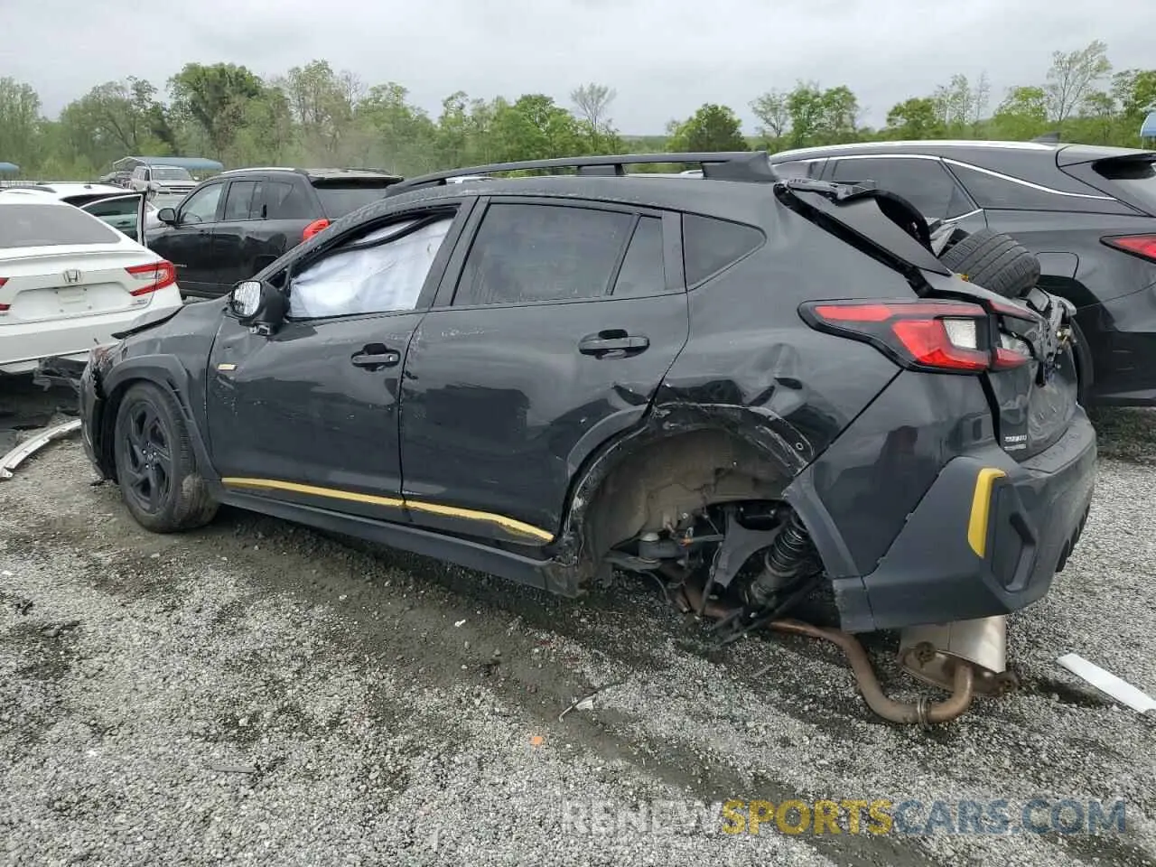 2 Фотография поврежденного автомобиля 4S4GUHF60R3715798 SUBARU CROSSTREK 2024
