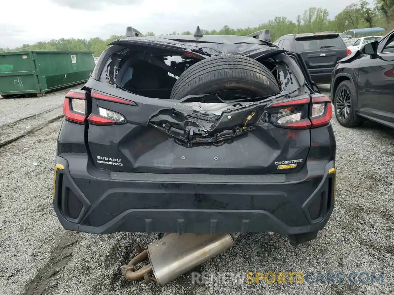 6 Фотография поврежденного автомобиля 4S4GUHF60R3715798 SUBARU CROSSTREK 2024