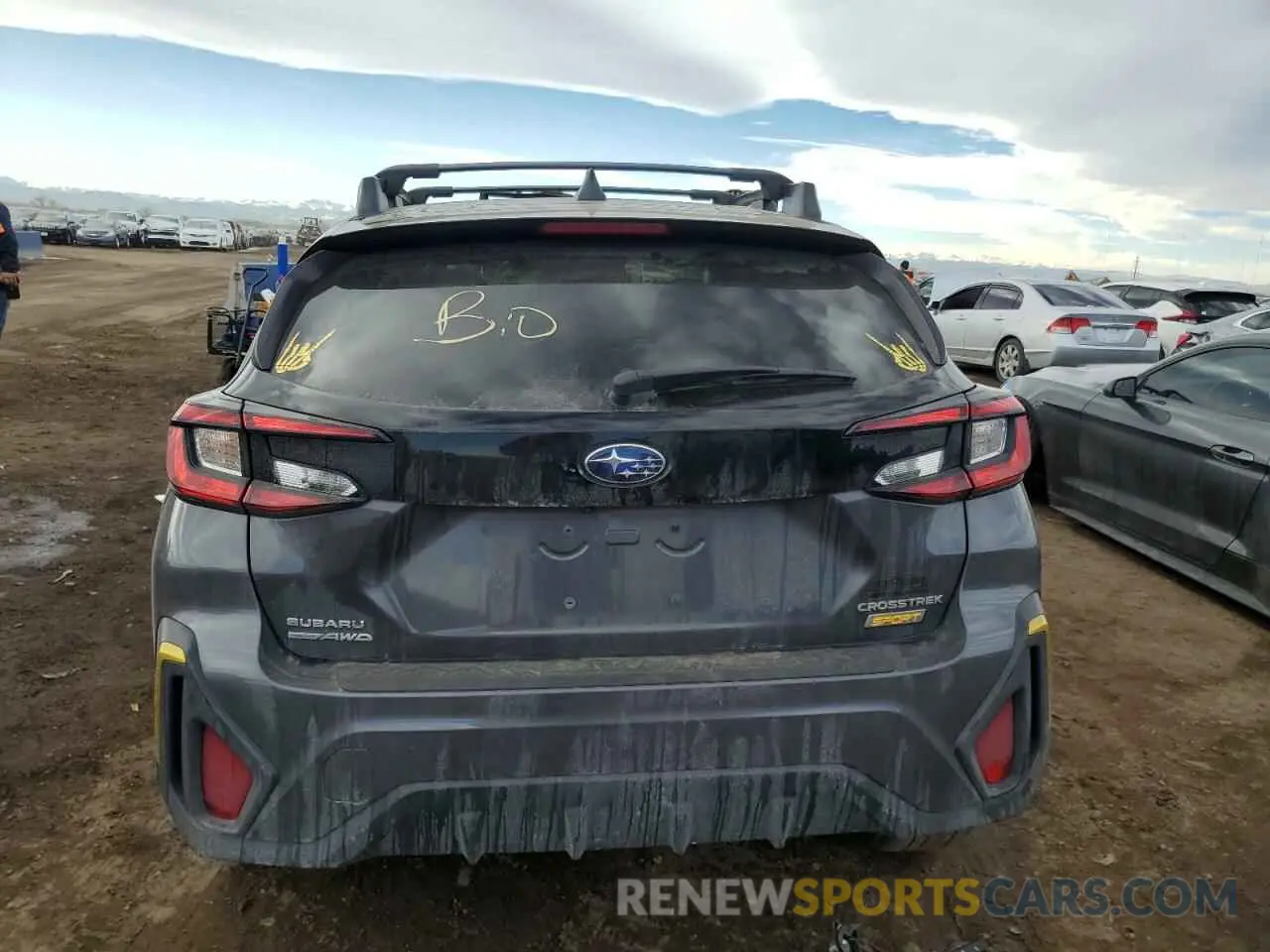 6 Фотография поврежденного автомобиля 4S4GUHF61R3761608 SUBARU CROSSTREK 2024
