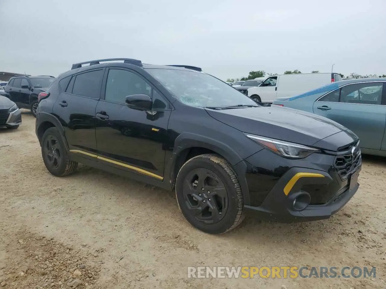 4 Фотография поврежденного автомобиля 4S4GUHF61R3789179 SUBARU CROSSTREK 2024