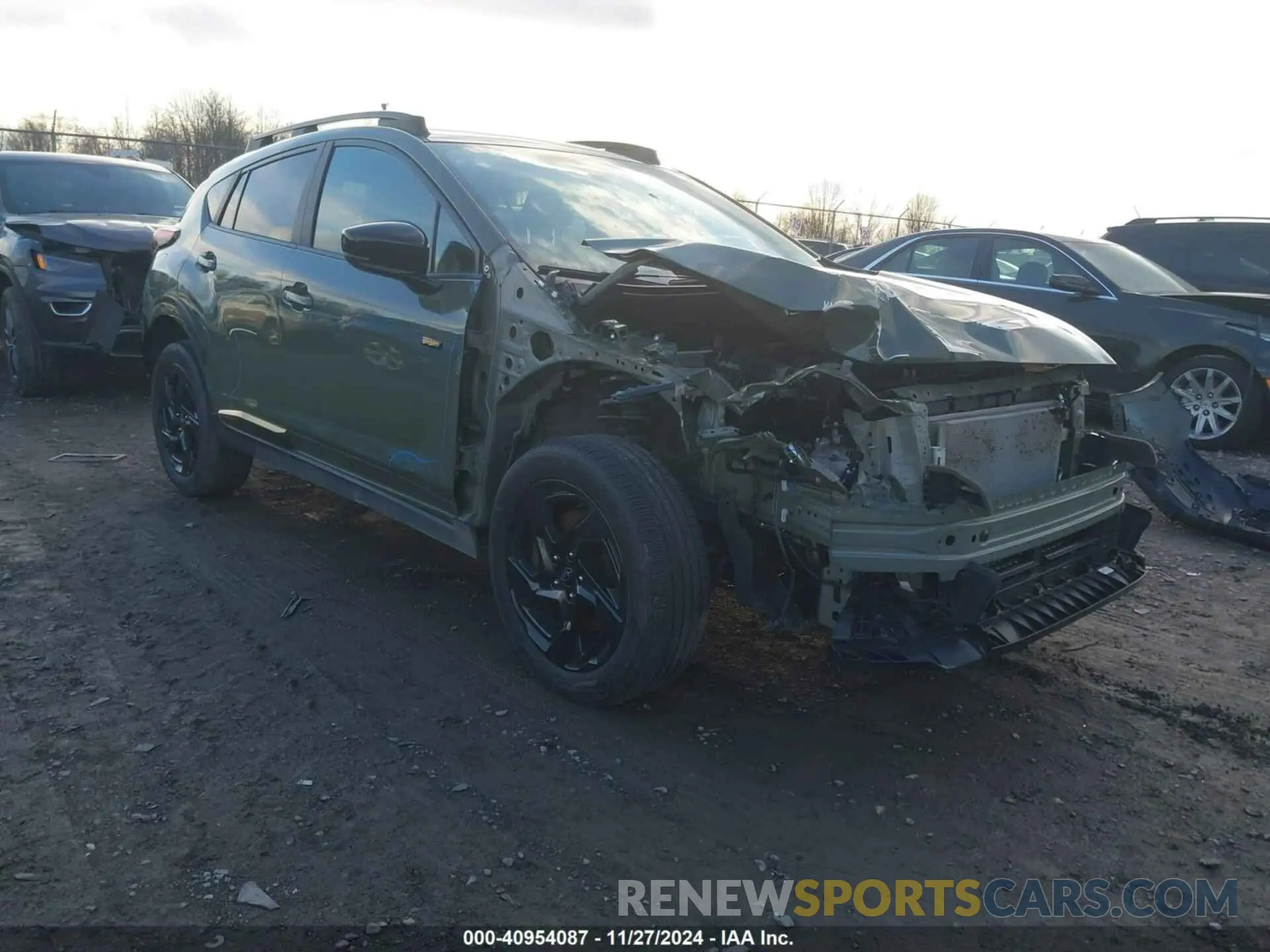 1 Photograph of a damaged car 4S4GUHF63R3710983 SUBARU CROSSTREK 2024
