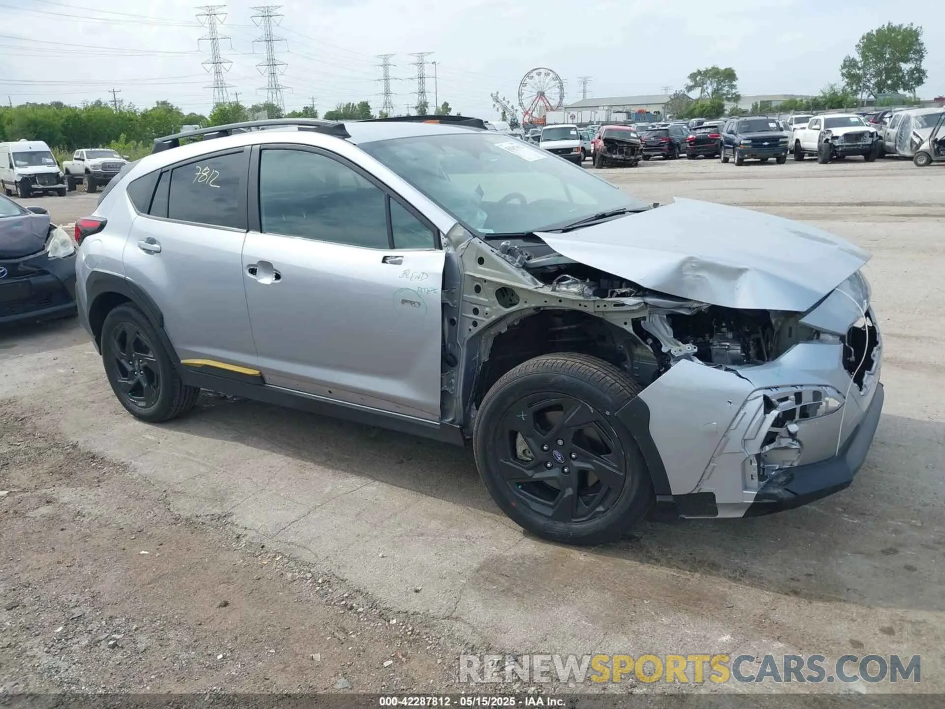 1 Фотография поврежденного автомобиля 4S4GUHF64R3763496 SUBARU CROSSTREK 2024