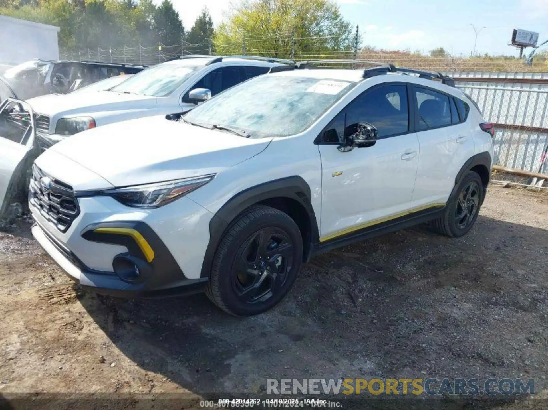 2 Фотография поврежденного автомобиля 4S4GUHF65R3808073 SUBARU CROSSTREK 2024