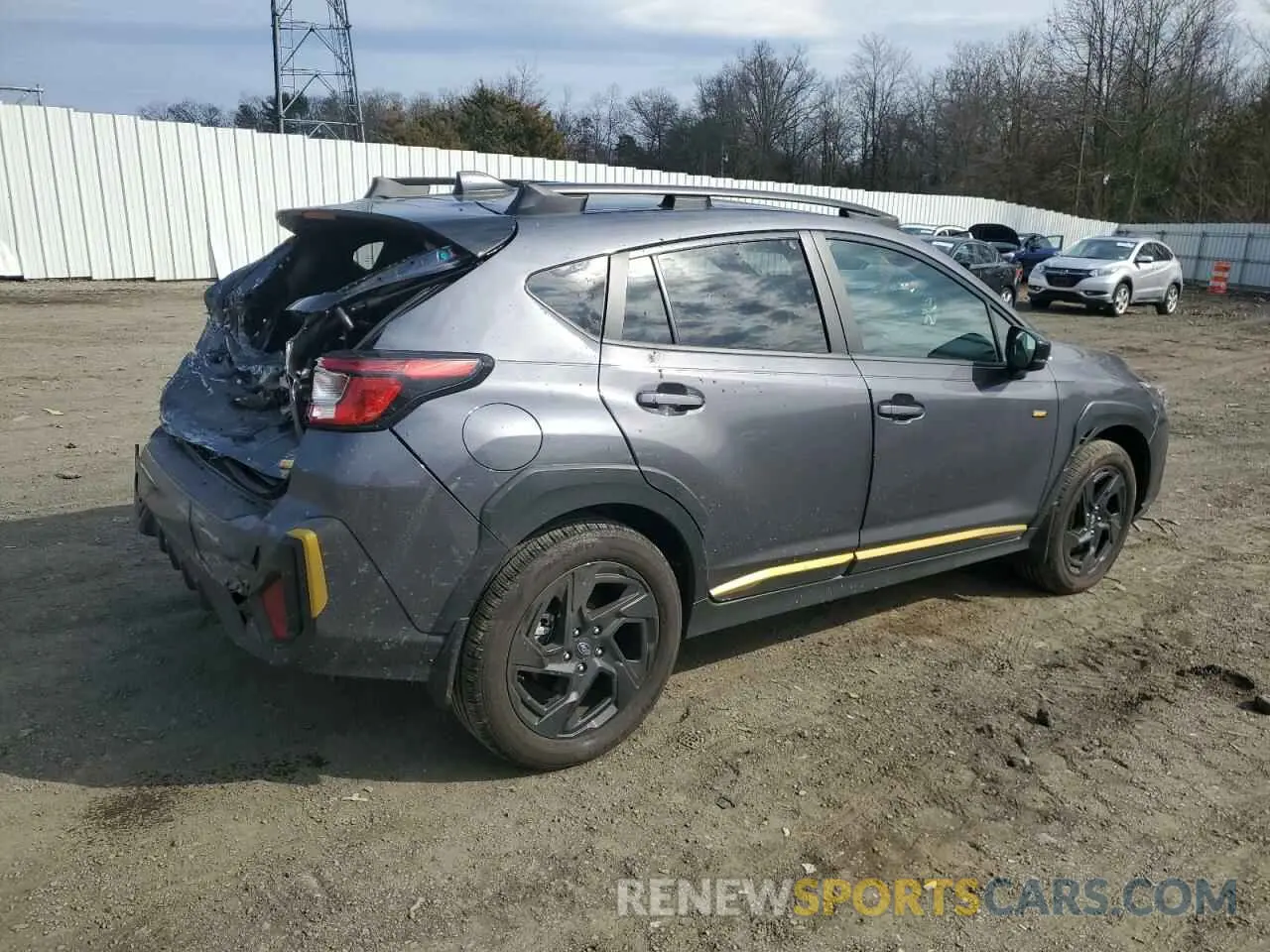 3 Photograph of a damaged car 4S4GUHF66R3808552 SUBARU CROSSTREK 2024