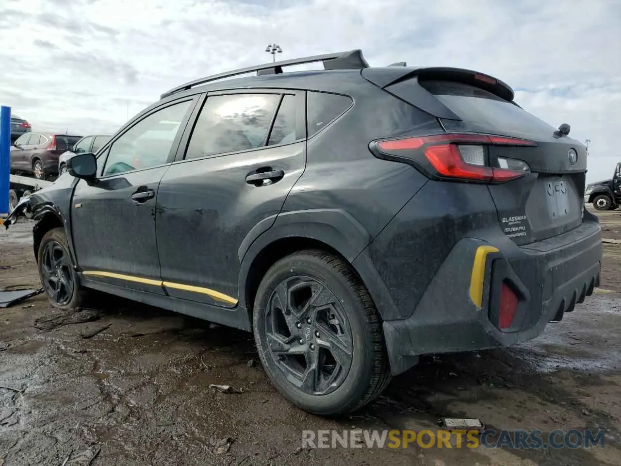 2 Photograph of a damaged car 4S4GUHF67R3824775 SUBARU CROSSTREK 2024