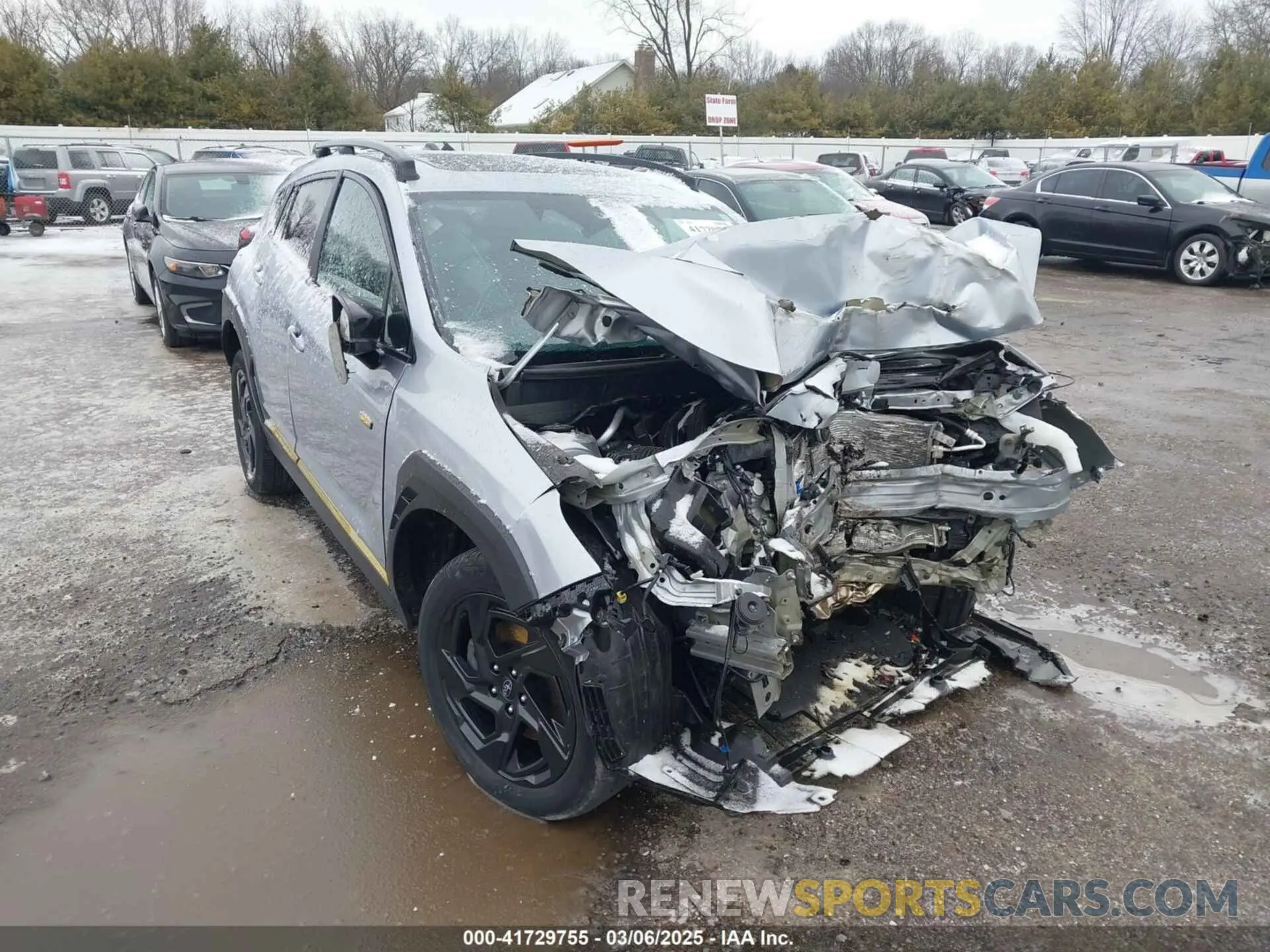 1 Photograph of a damaged car 4S4GUHF69R3731871 SUBARU CROSSTREK 2024