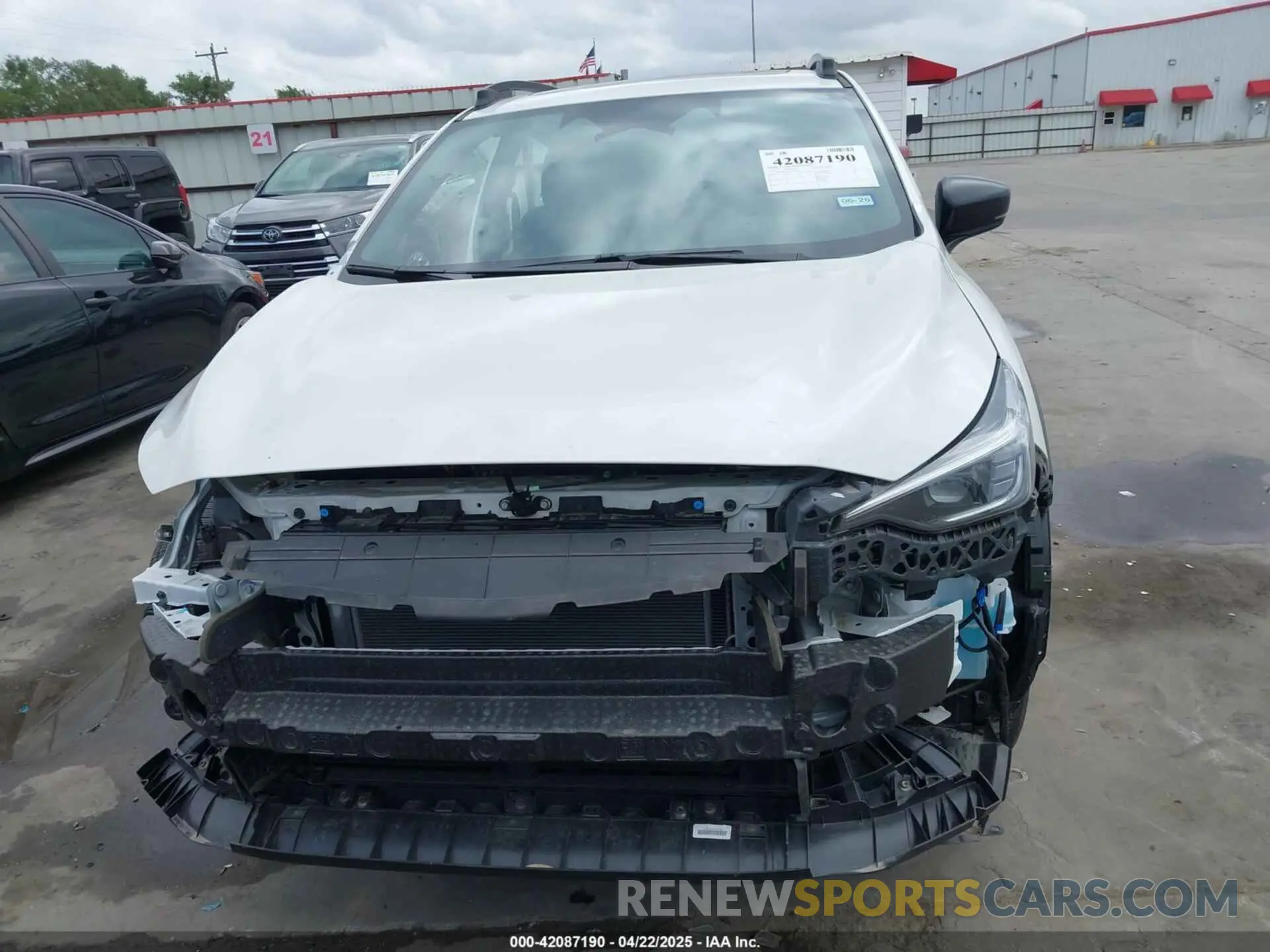6 Фотография поврежденного автомобиля 4S4GUHF6XR3778150 SUBARU CROSSTREK 2024