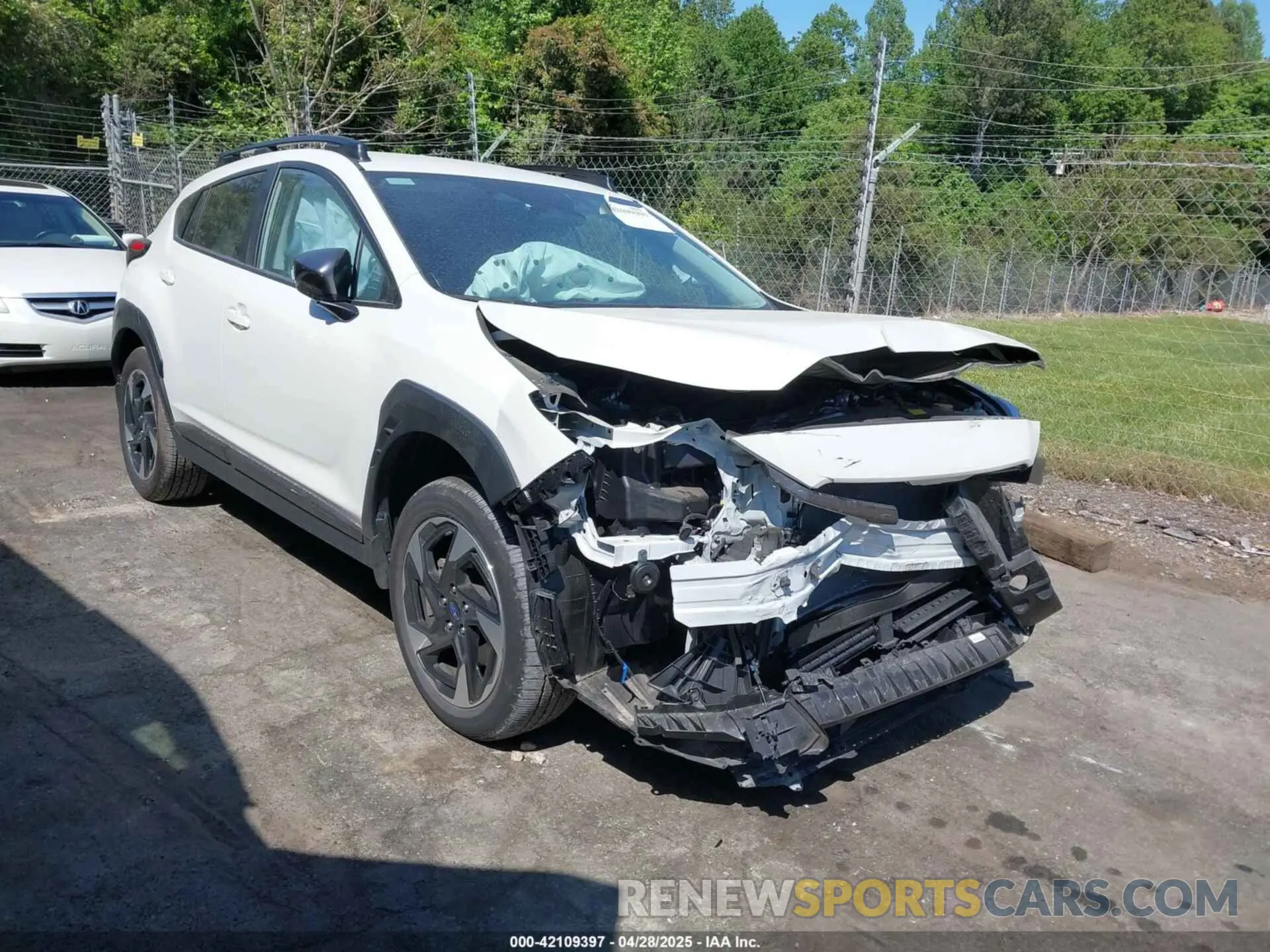 1 Photograph of a damaged car 4S4GUHL6XR3774555 SUBARU CROSSTREK 2024