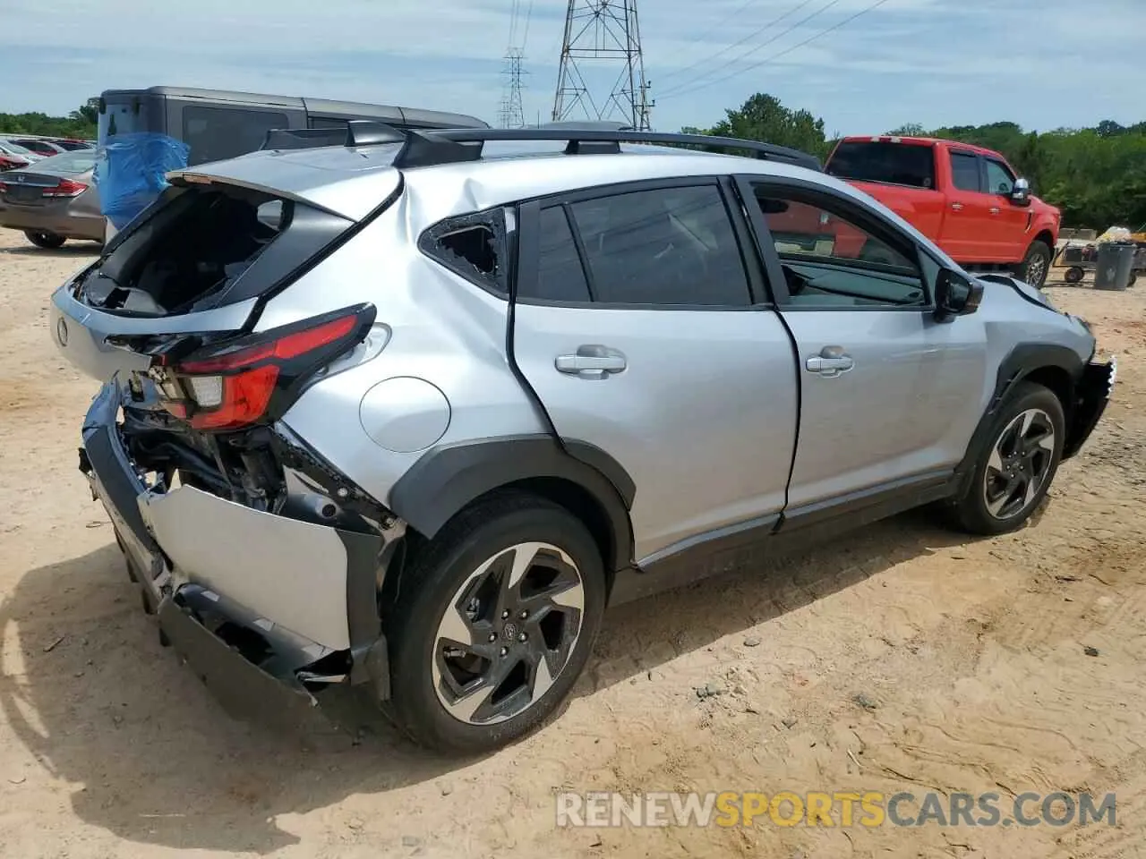 3 Фотография поврежденного автомобиля 4S4GUHM62R3828252 SUBARU CROSSTREK 2024