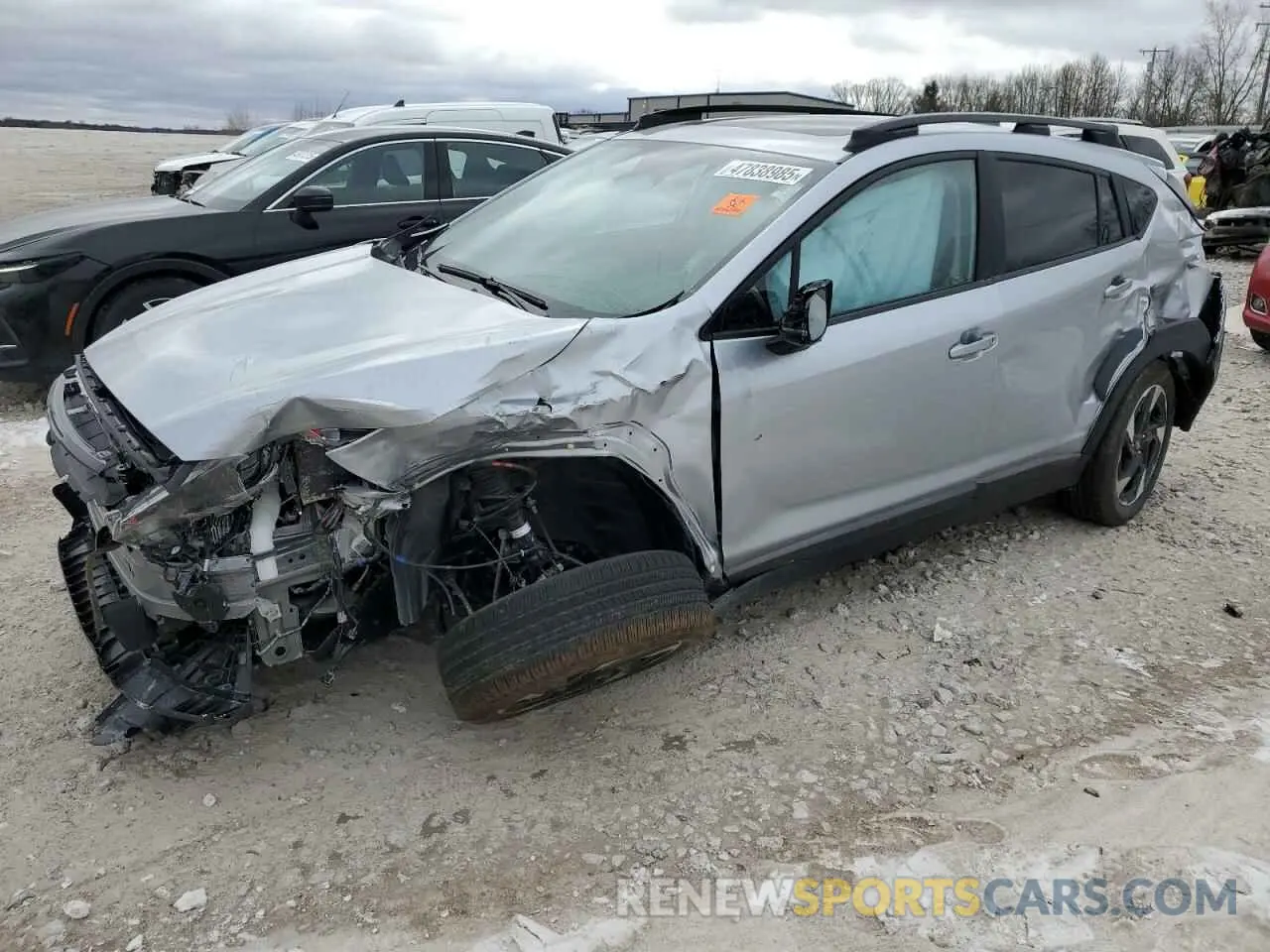 1 Photograph of a damaged car 4S4GUHM63R3835064 SUBARU CROSSTREK 2024