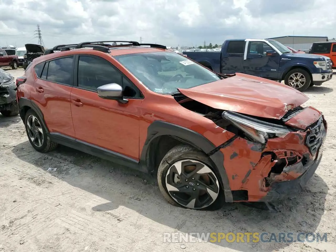 4 Photograph of a damaged car 4S4GUHN69R3748770 SUBARU CROSSTREK 2024