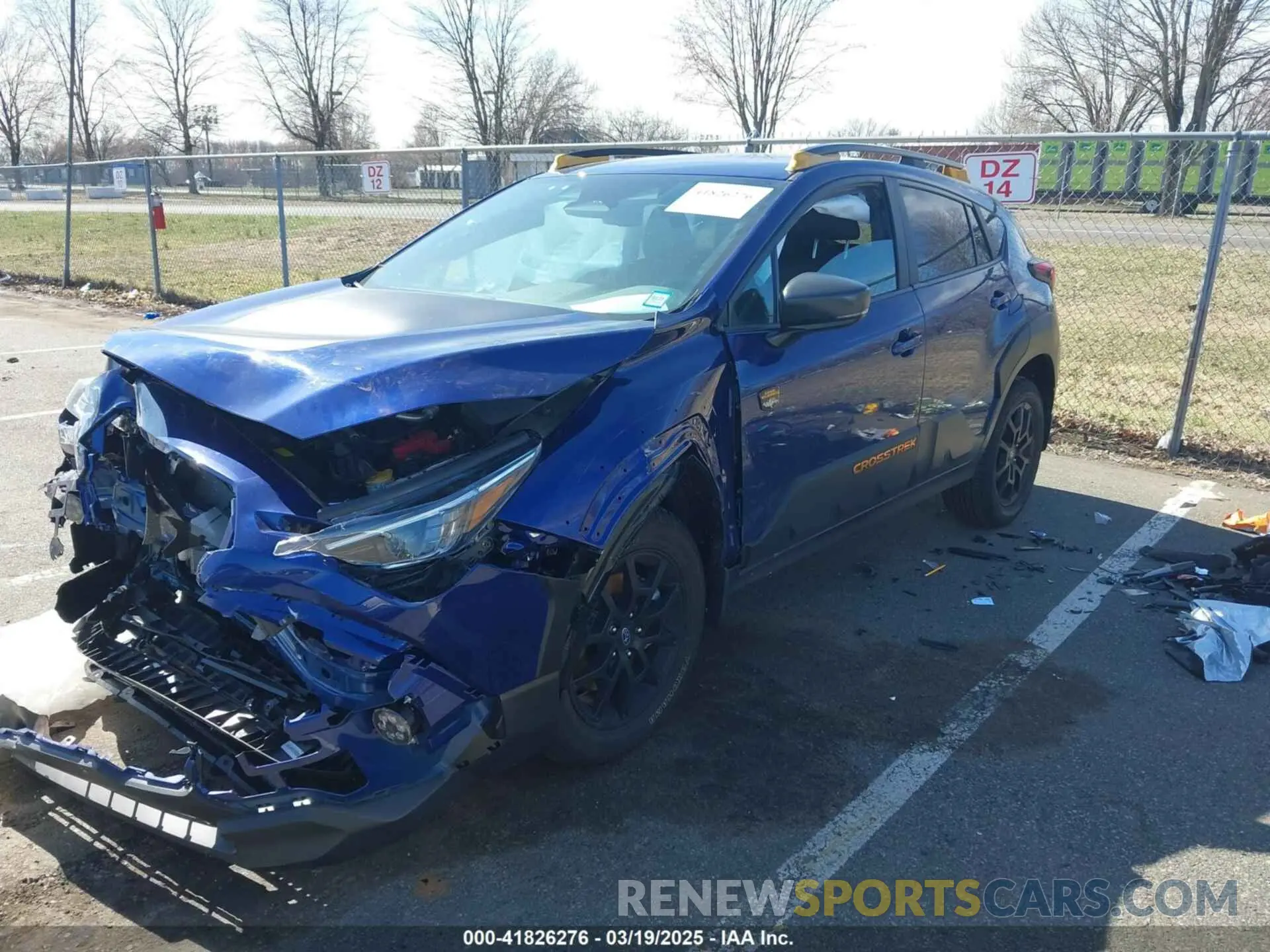 2 Photograph of a damaged car 4S4GUHT64R3741311 SUBARU CROSSTREK 2024