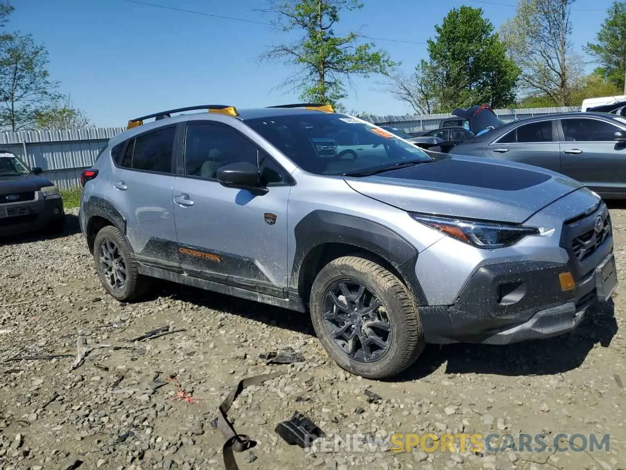 4 Photograph of a damaged car 4S4GUHT68R3770794 SUBARU CROSSTREK 2024