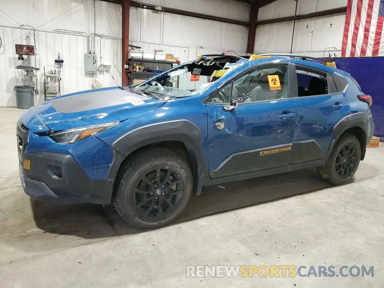1 Photograph of a damaged car 4S4GUHU63R3748345 SUBARU CROSSTREK 2024