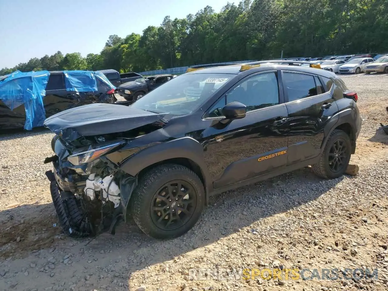 1 Photograph of a damaged car 4S4GUHU64R3762626 SUBARU CROSSTREK 2024