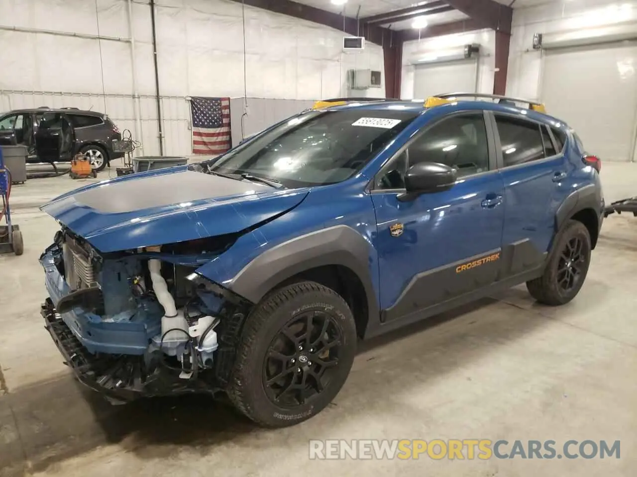 1 Фотография поврежденного автомобиля 4S4GUHU64R3784822 SUBARU CROSSTREK 2024