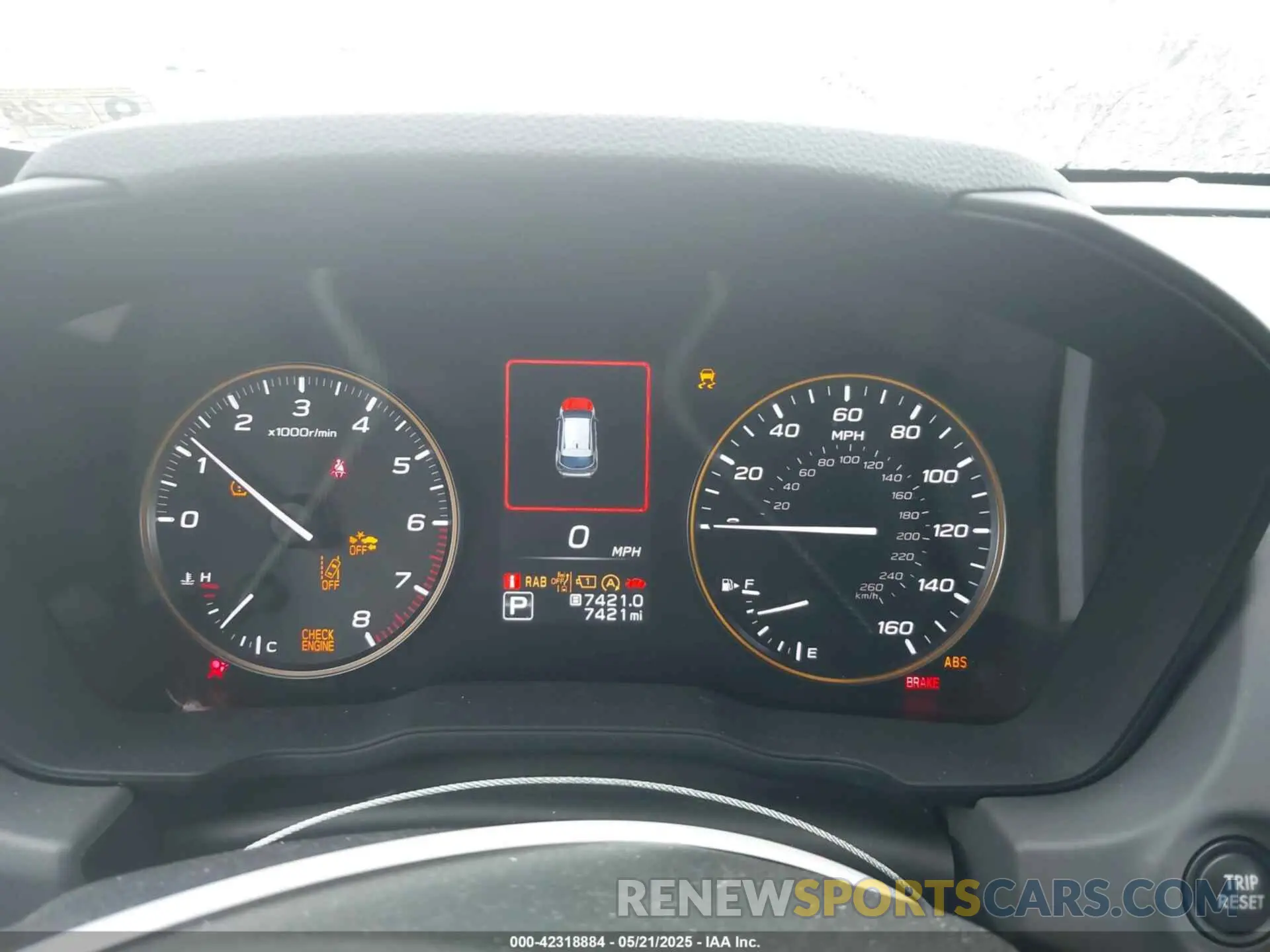 7 Фотография поврежденного автомобиля 4S4GUHU6XR3801851 SUBARU CROSSTREK 2024