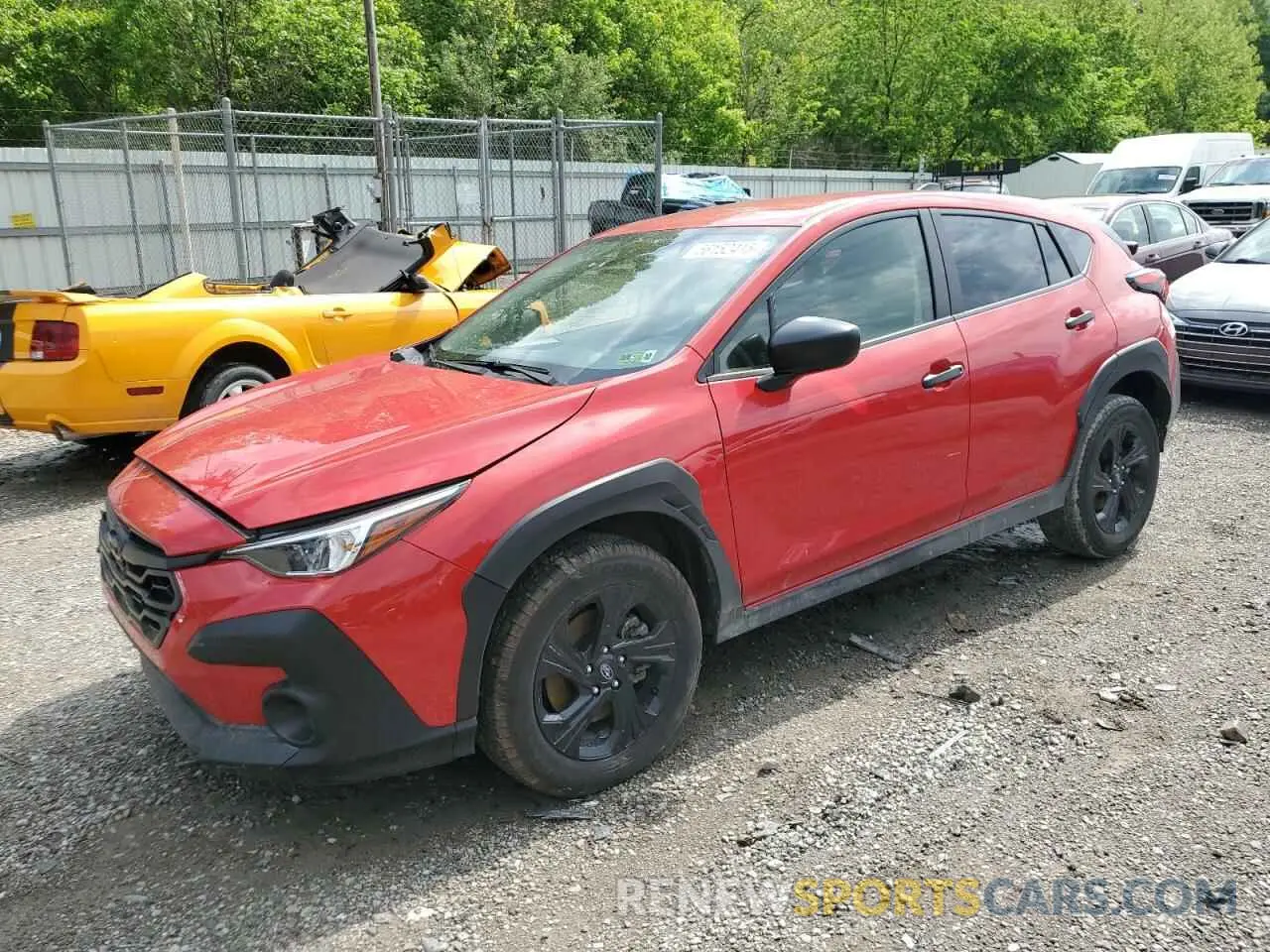 1 Фотография поврежденного автомобиля JF2GUABC0R8887518 SUBARU CROSSTREK 2024