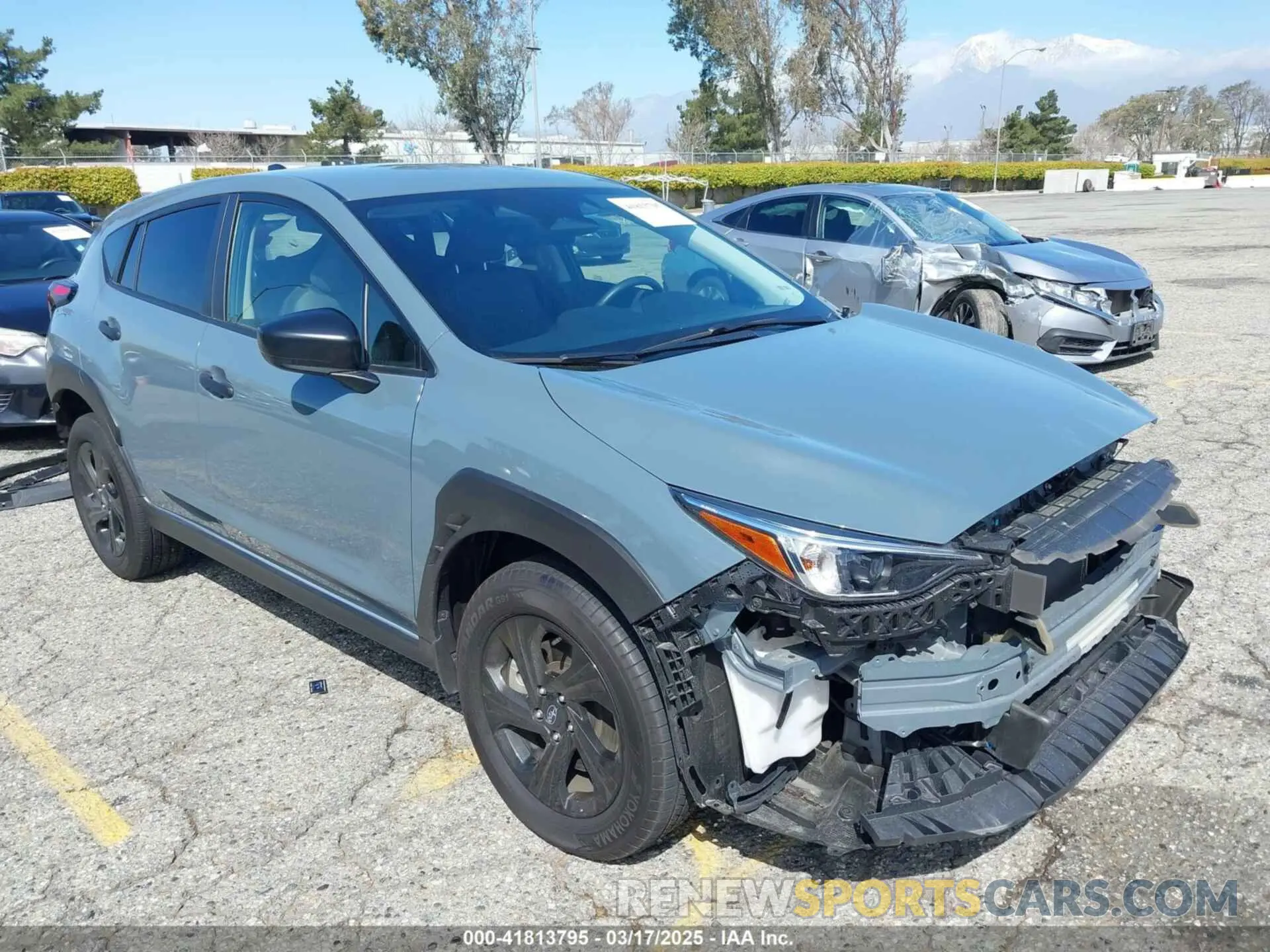1 Фотография поврежденного автомобиля JF2GUABC3R8297331 SUBARU CROSSTREK 2024
