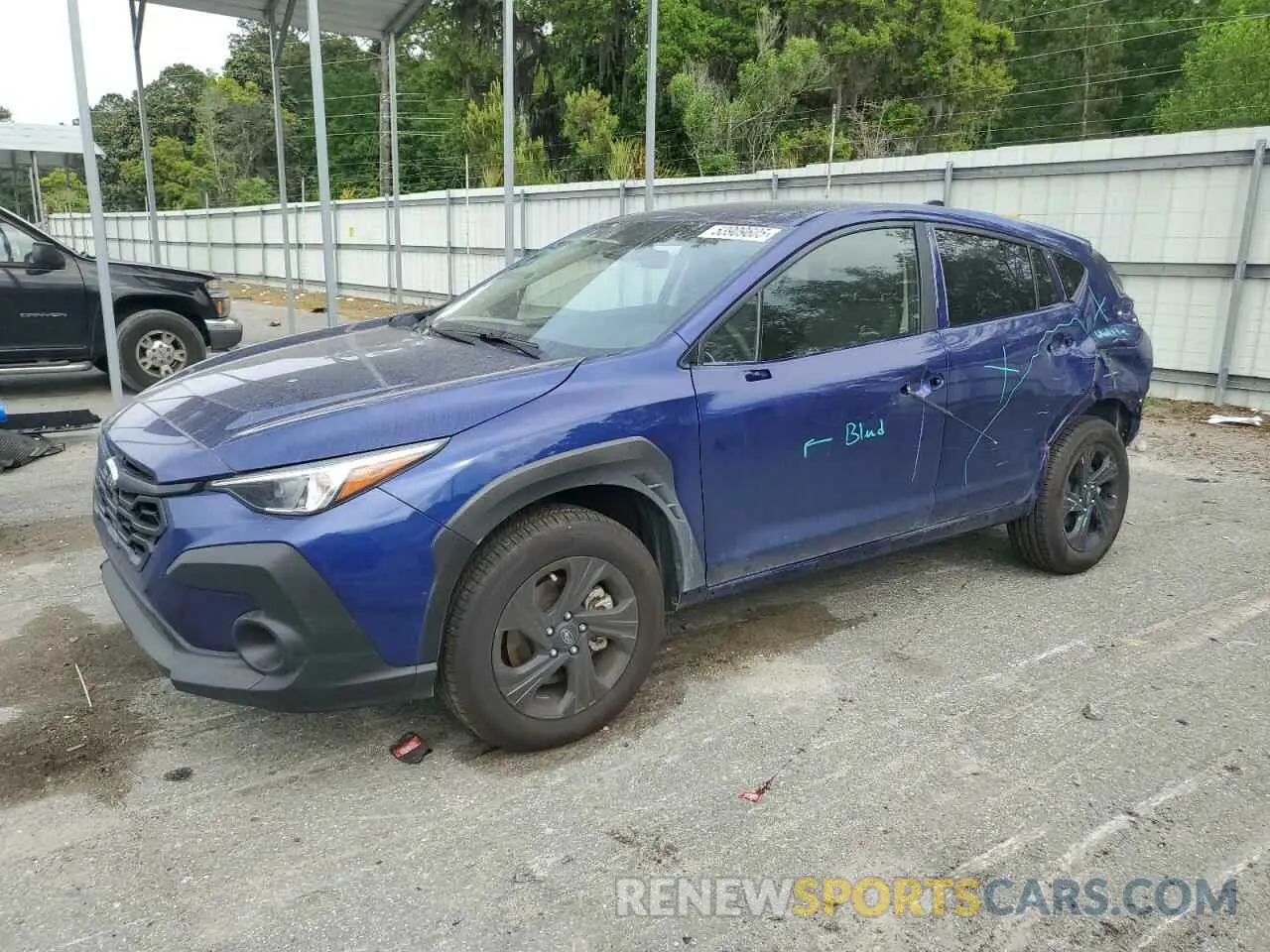 1 Photograph of a damaged car JF2GUABC3R8912279 SUBARU CROSSTREK 2024