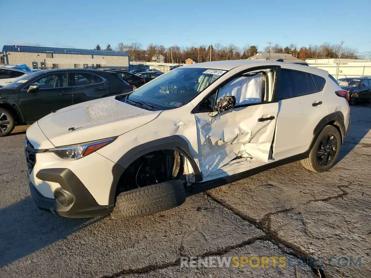 1 Photograph of a damaged car JF2GUABC4R8327131 SUBARU CROSSTREK 2024