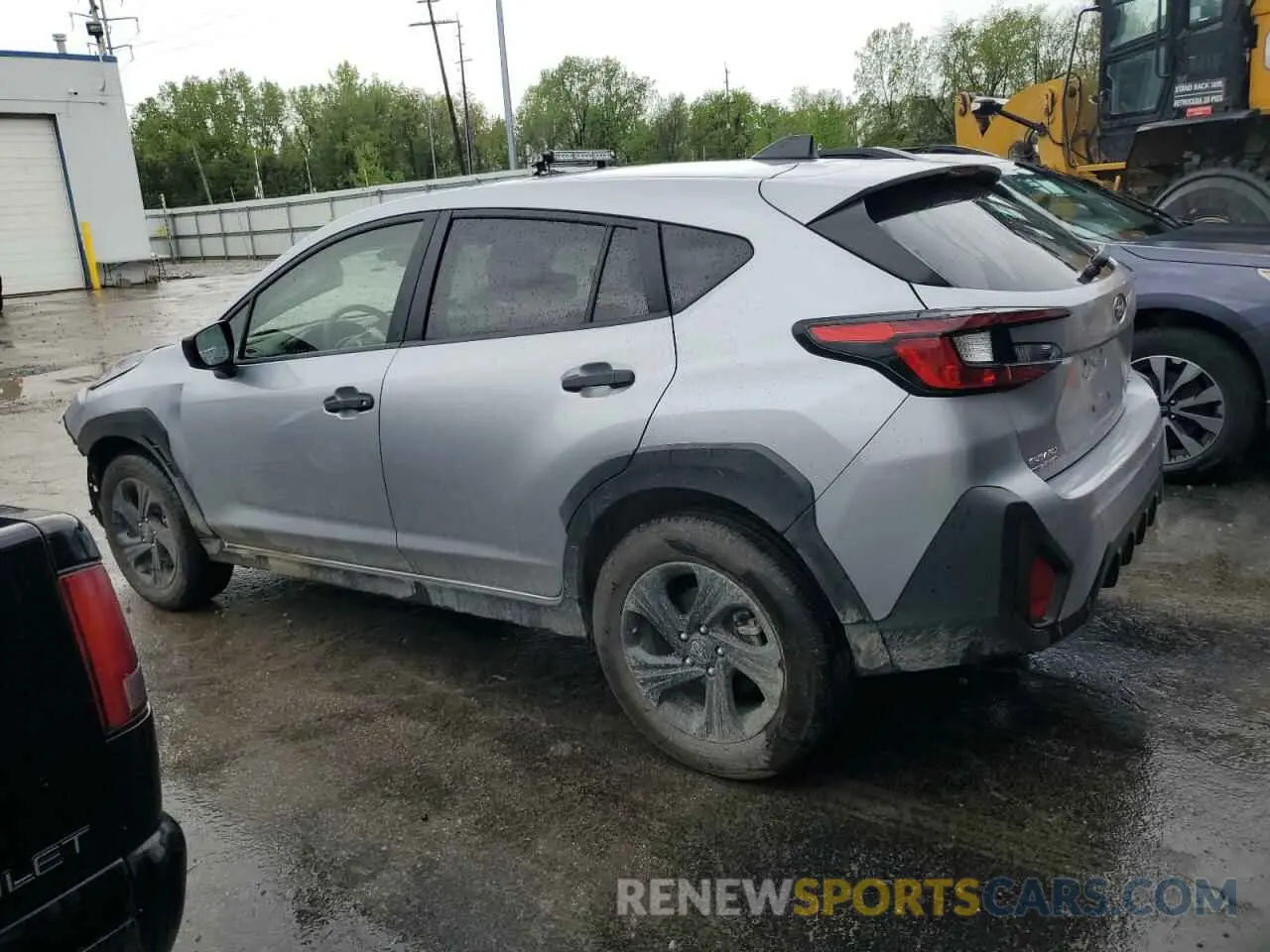 2 Photograph of a damaged car JF2GUABC5R8883402 SUBARU CROSSTREK 2024