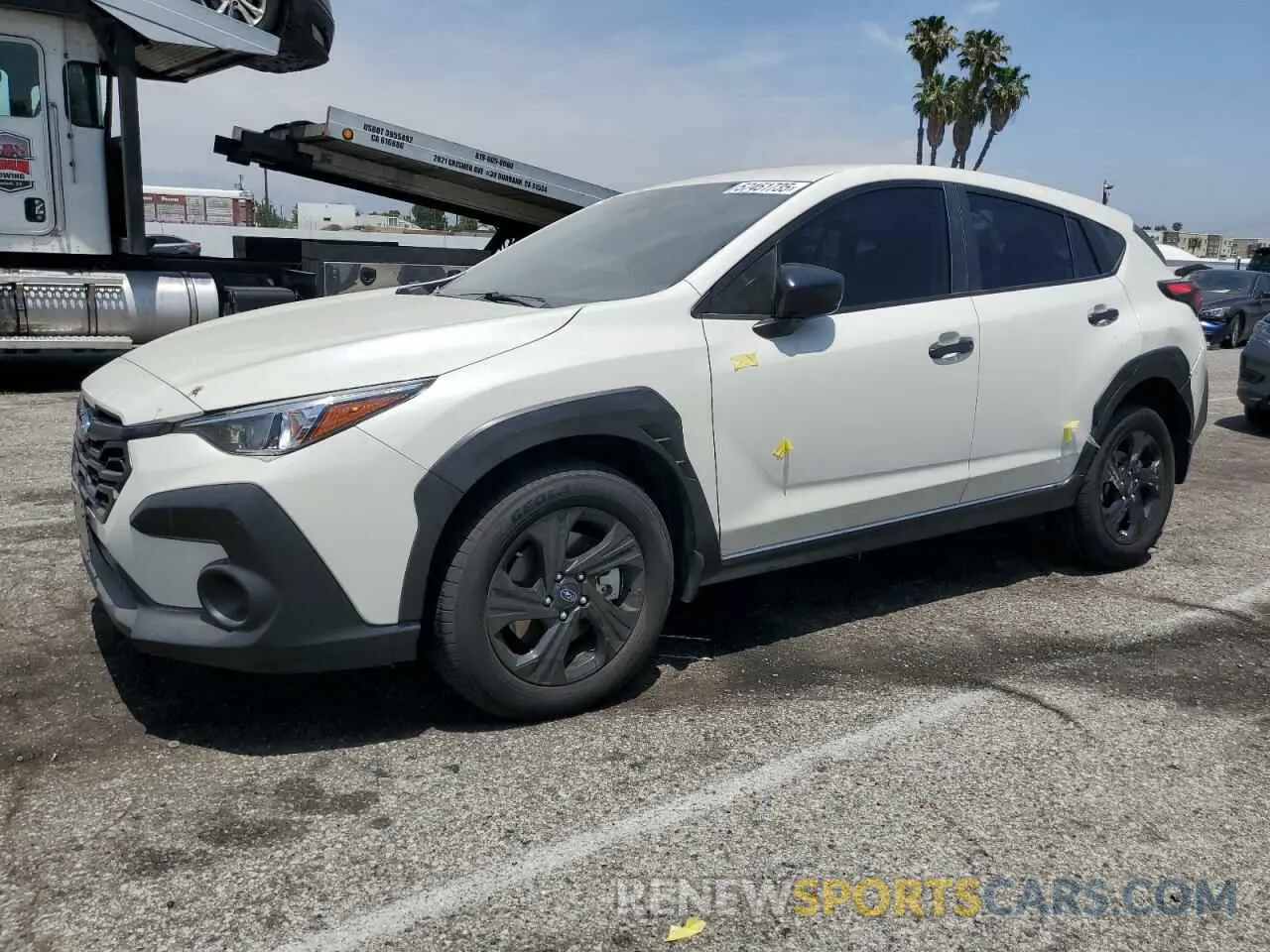 1 Photograph of a damaged car JF2GUABC6R8296156 SUBARU CROSSTREK 2024