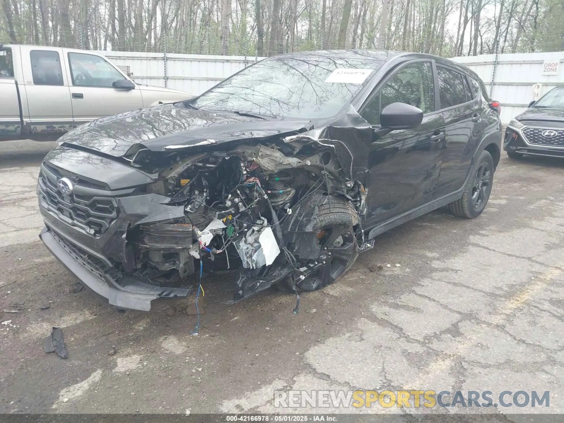 2 Photograph of a damaged car JF2GUABC6RH380025 SUBARU CROSSTREK 2024