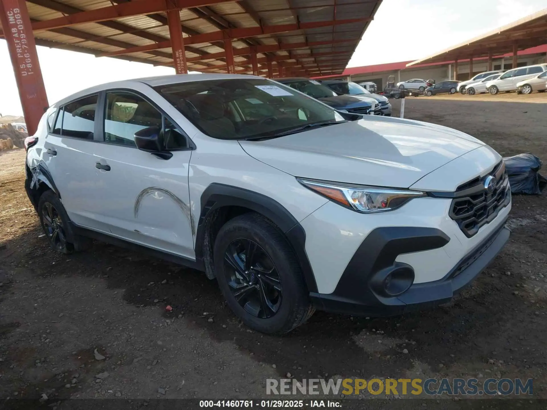 1 Photograph of a damaged car JF2GUABC7R8362102 SUBARU CROSSTREK 2024