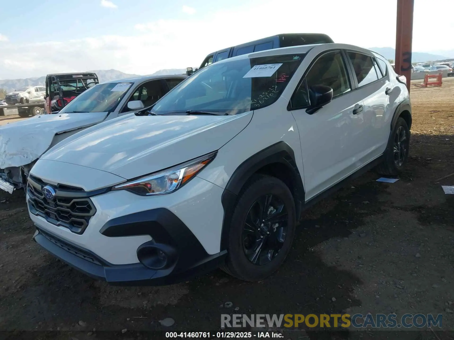 2 Photograph of a damaged car JF2GUABC7R8362102 SUBARU CROSSTREK 2024