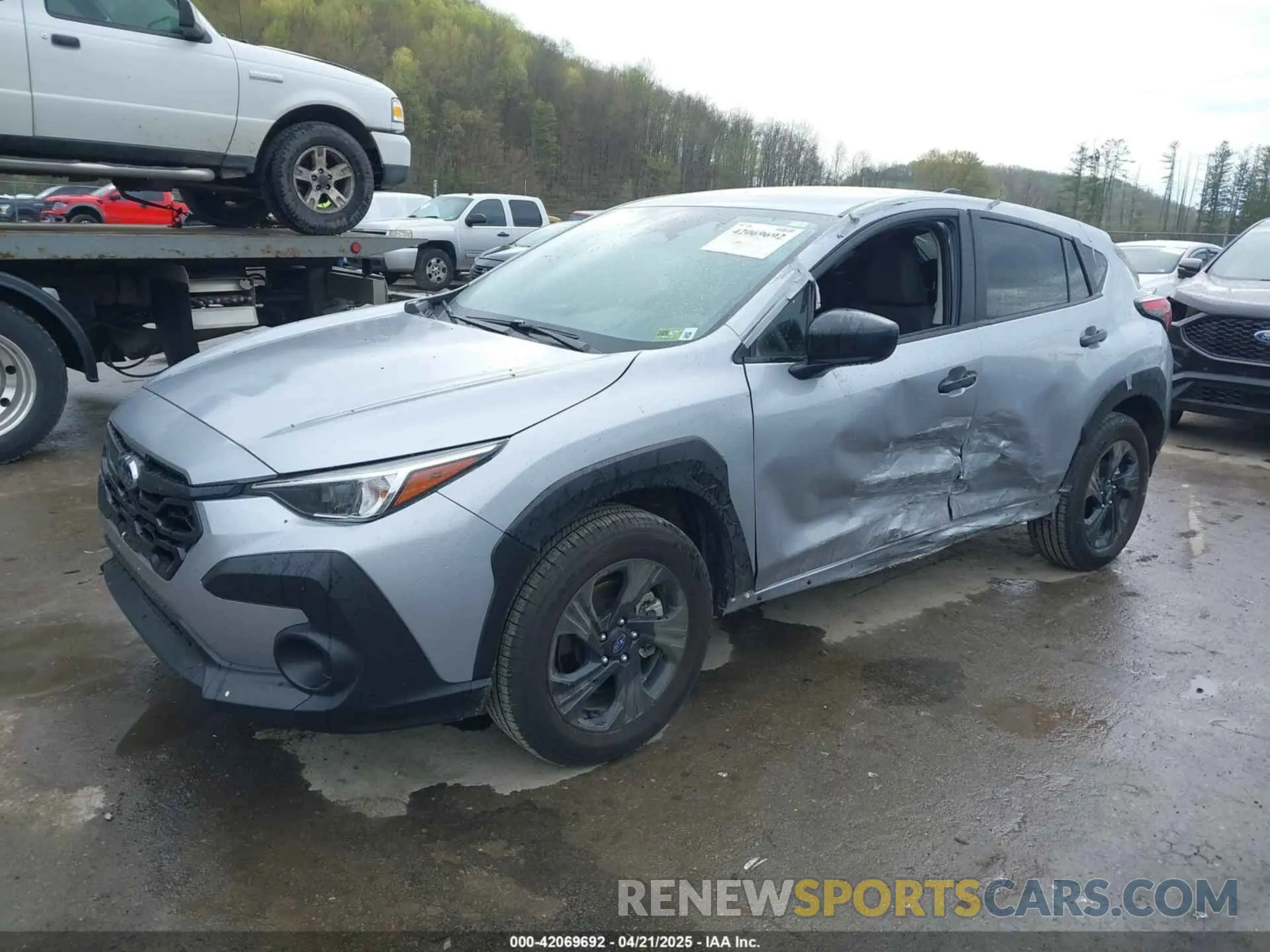 2 Photograph of a damaged car JF2GUABC7R8856525 SUBARU CROSSTREK 2024