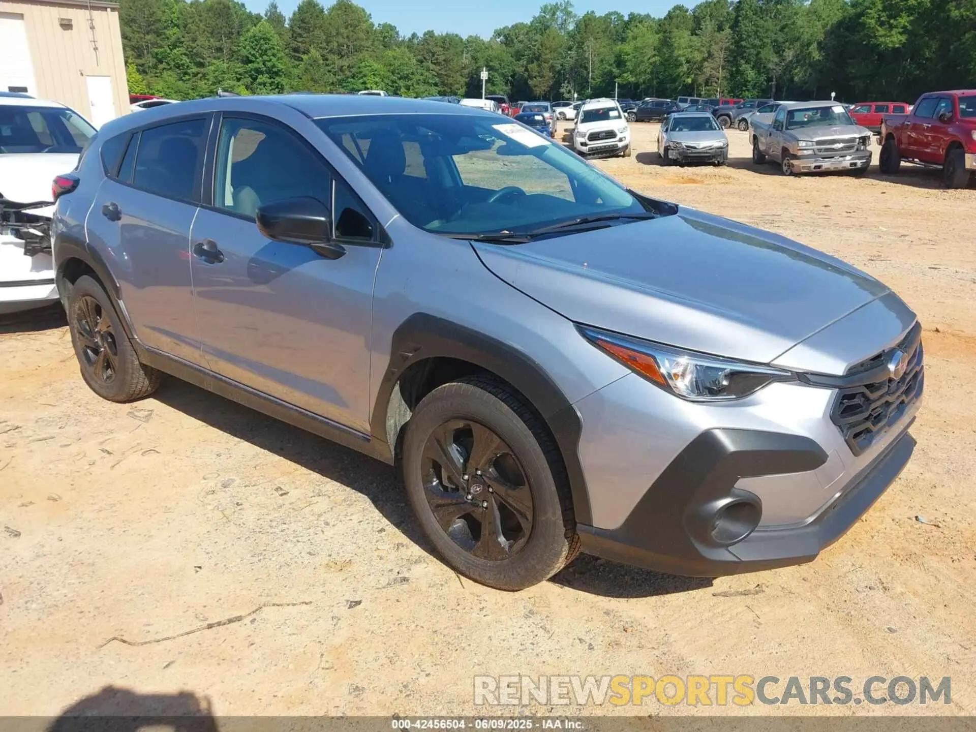 1 Photograph of a damaged car JF2GUABCXR8897604 SUBARU CROSSTREK 2024