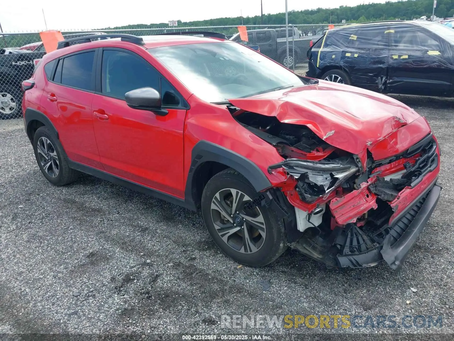 1 Фотография поврежденного автомобиля JF2GUADC0R8264509 SUBARU CROSSTREK 2024