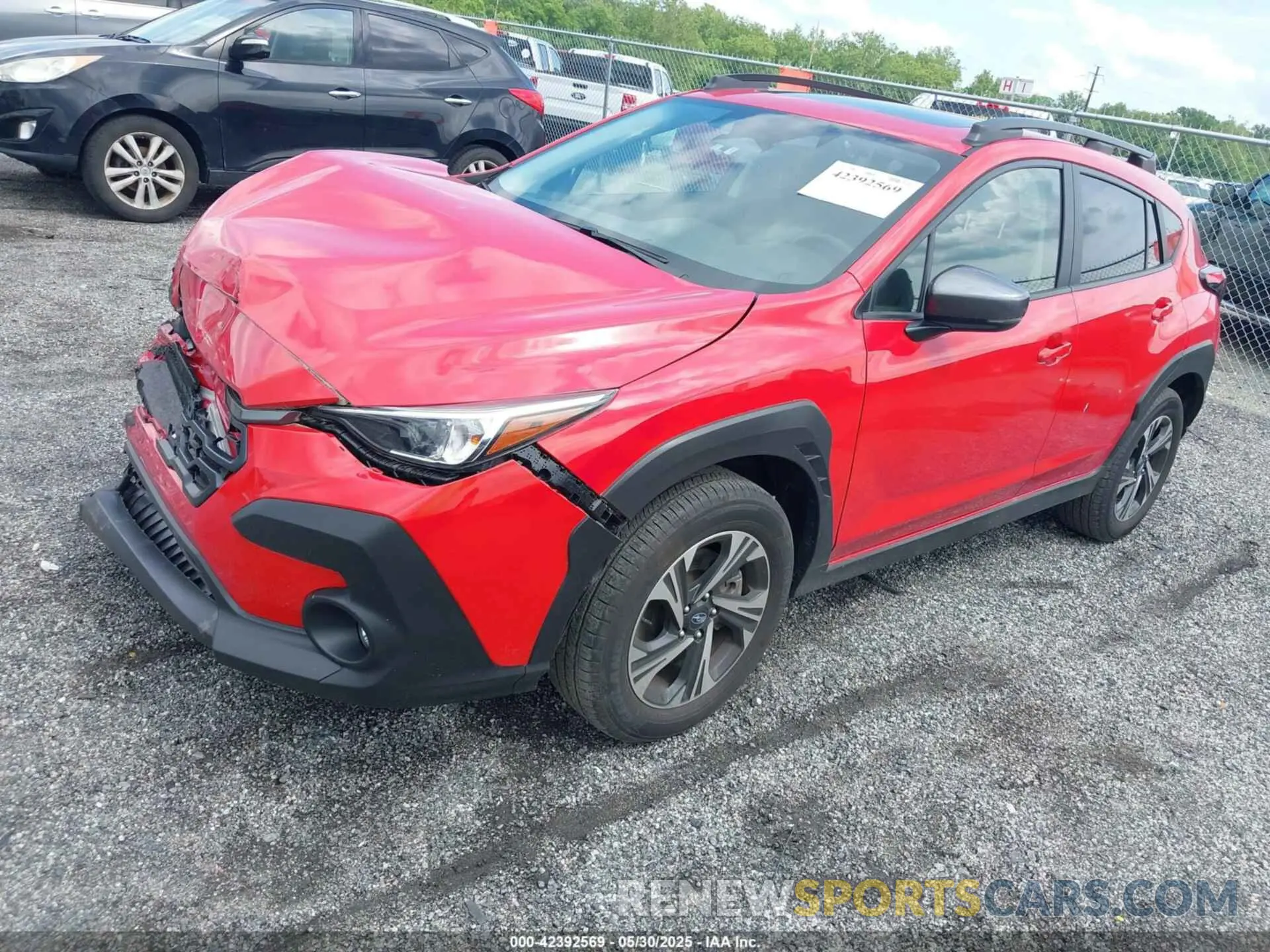 2 Фотография поврежденного автомобиля JF2GUADC0R8264509 SUBARU CROSSTREK 2024