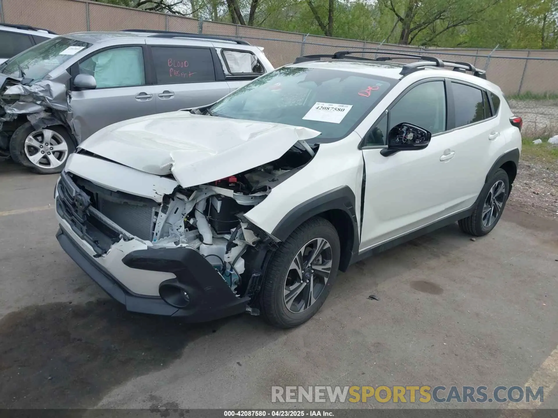2 Photograph of a damaged car JF2GUADC0R8302580 SUBARU CROSSTREK 2024