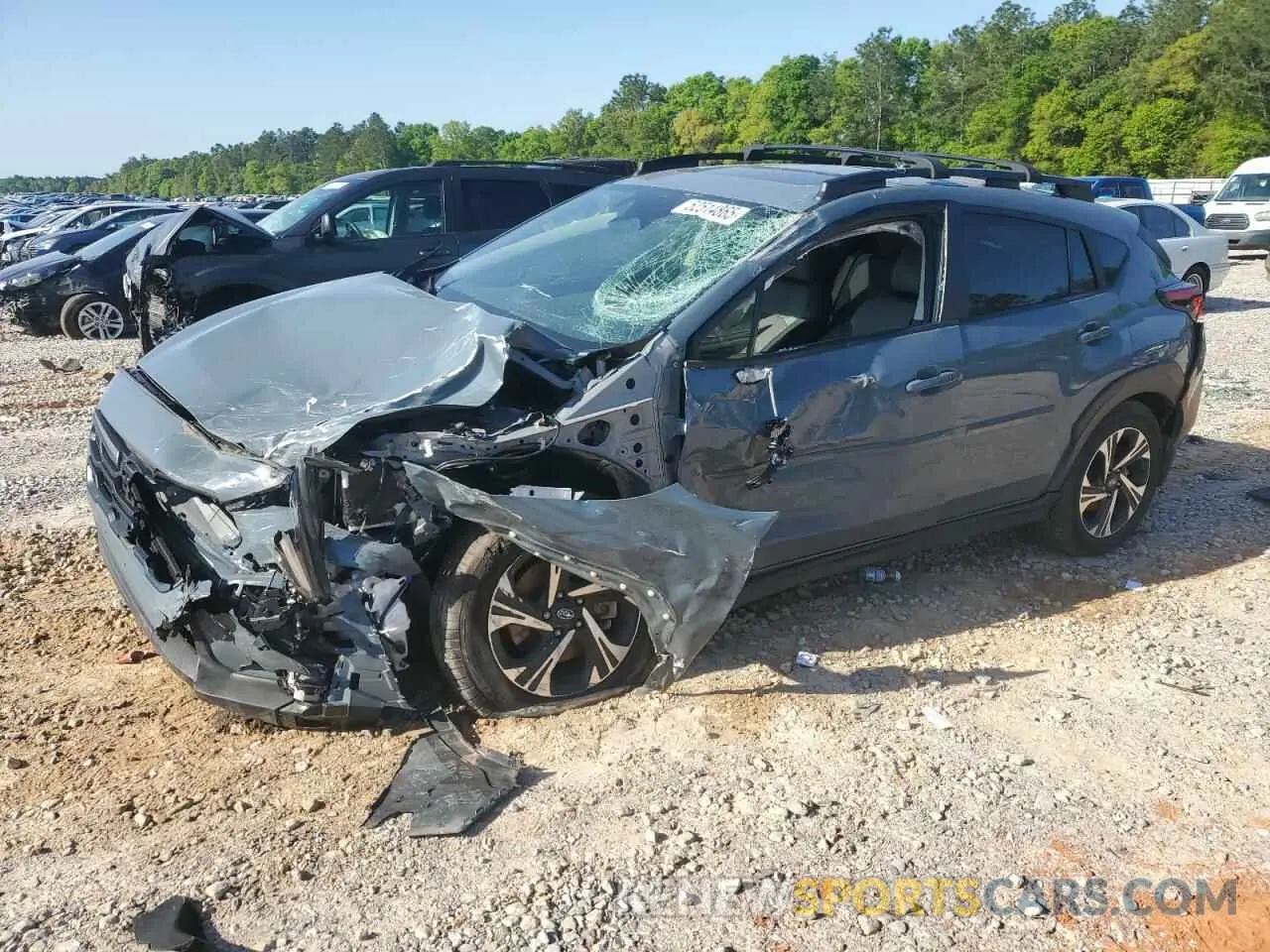 1 Photograph of a damaged car JF2GUADC0R8304152 SUBARU CROSSTREK 2024