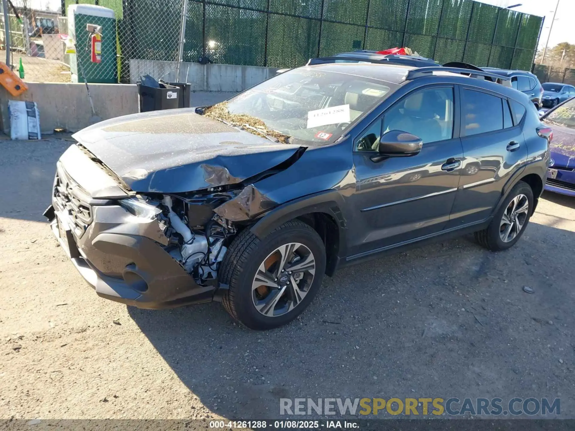 2 Photograph of a damaged car JF2GUADC0R8878167 SUBARU CROSSTREK 2024