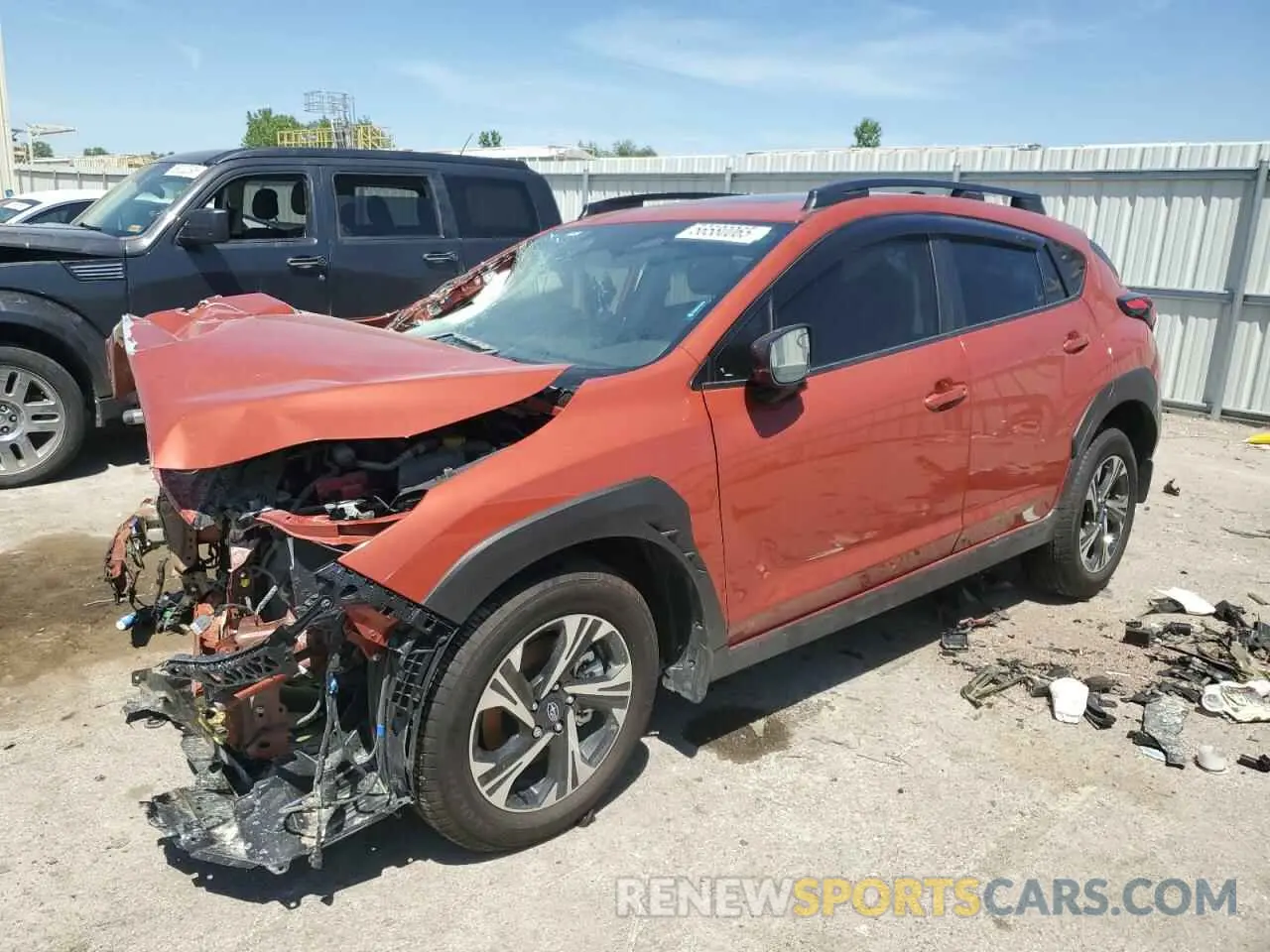 1 Photograph of a damaged car JF2GUADC0RH889525 SUBARU CROSSTREK 2024