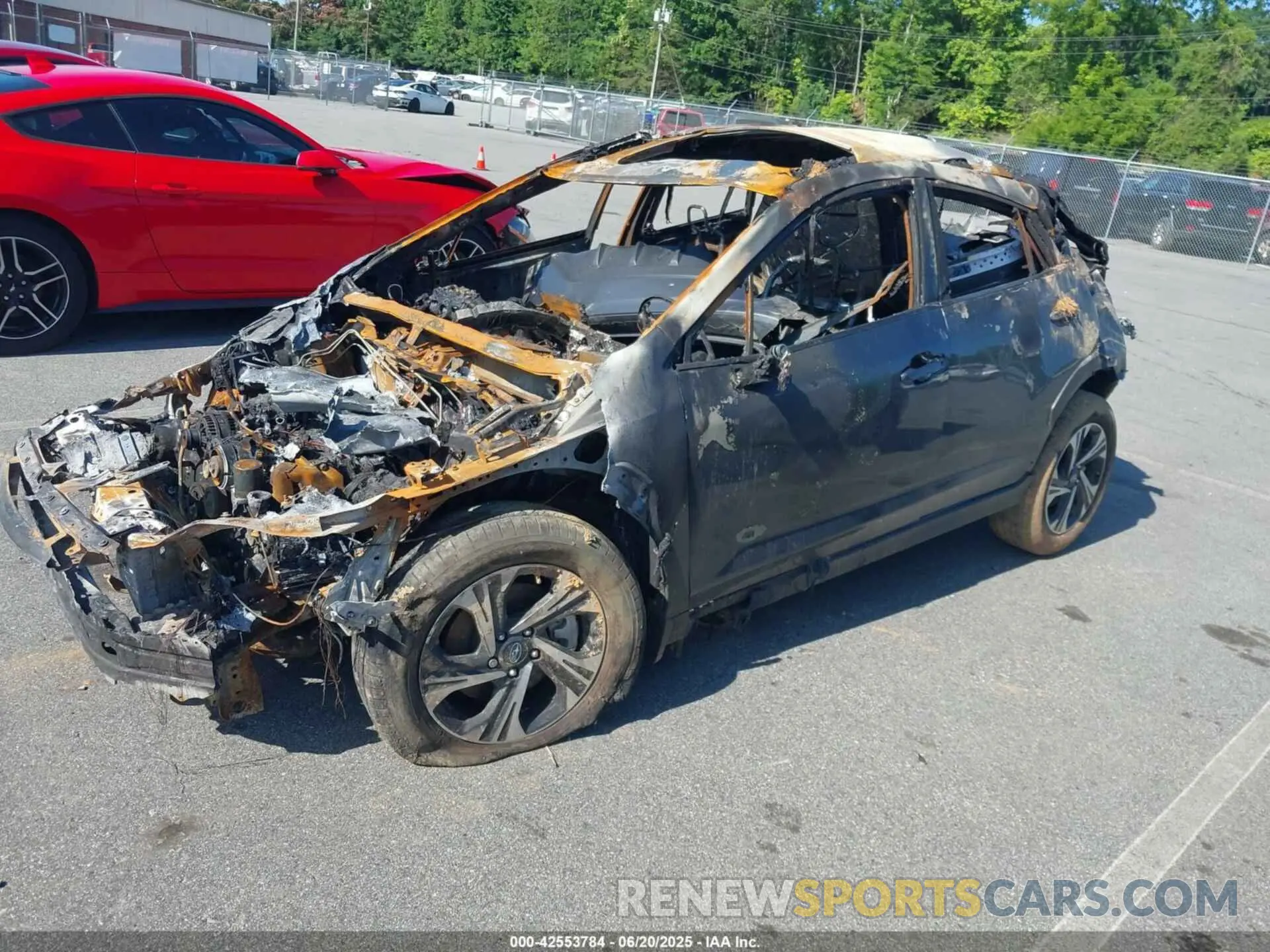 2 Photograph of a damaged car JF2GUADC1R8236427 SUBARU CROSSTREK 2024