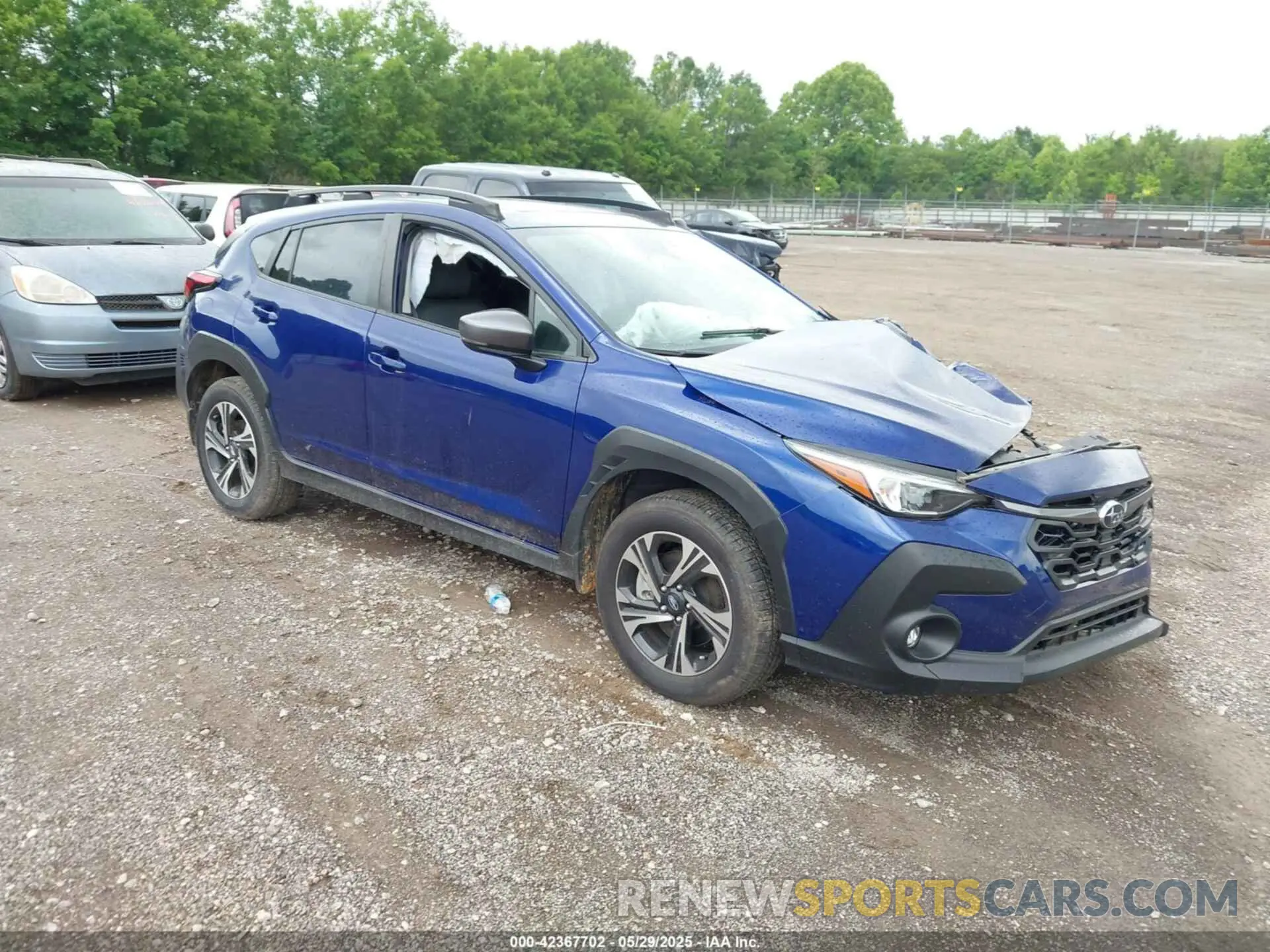 1 Photograph of a damaged car JF2GUADC1R8287829 SUBARU CROSSTREK 2024