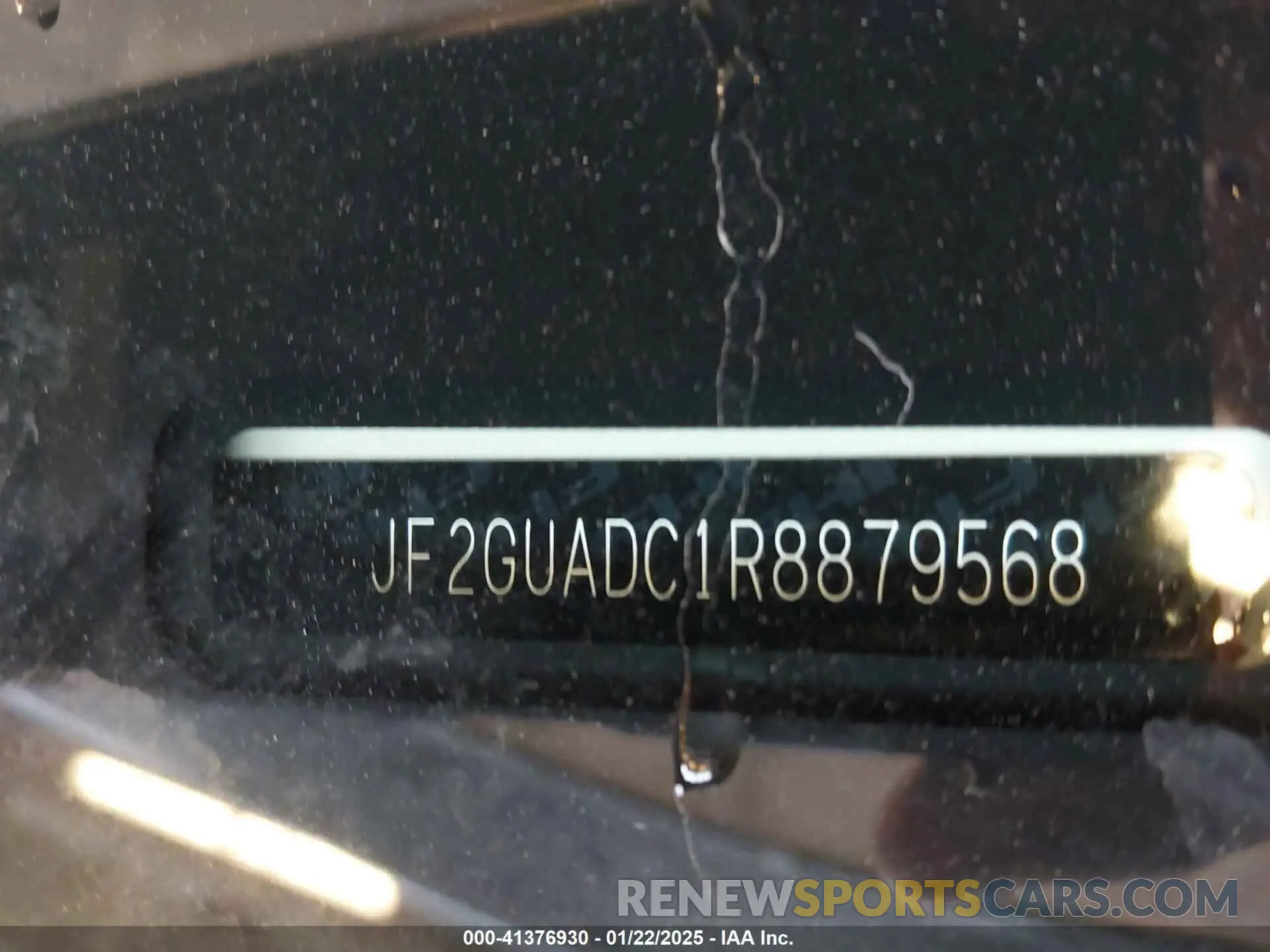 9 Photograph of a damaged car JF2GUADC1R8879568 SUBARU CROSSTREK 2024