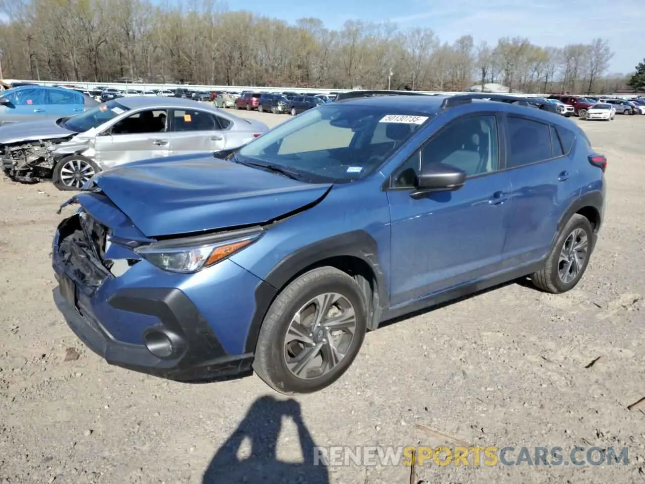 1 Photograph of a damaged car JF2GUADC1RH312860 SUBARU CROSSTREK 2024
